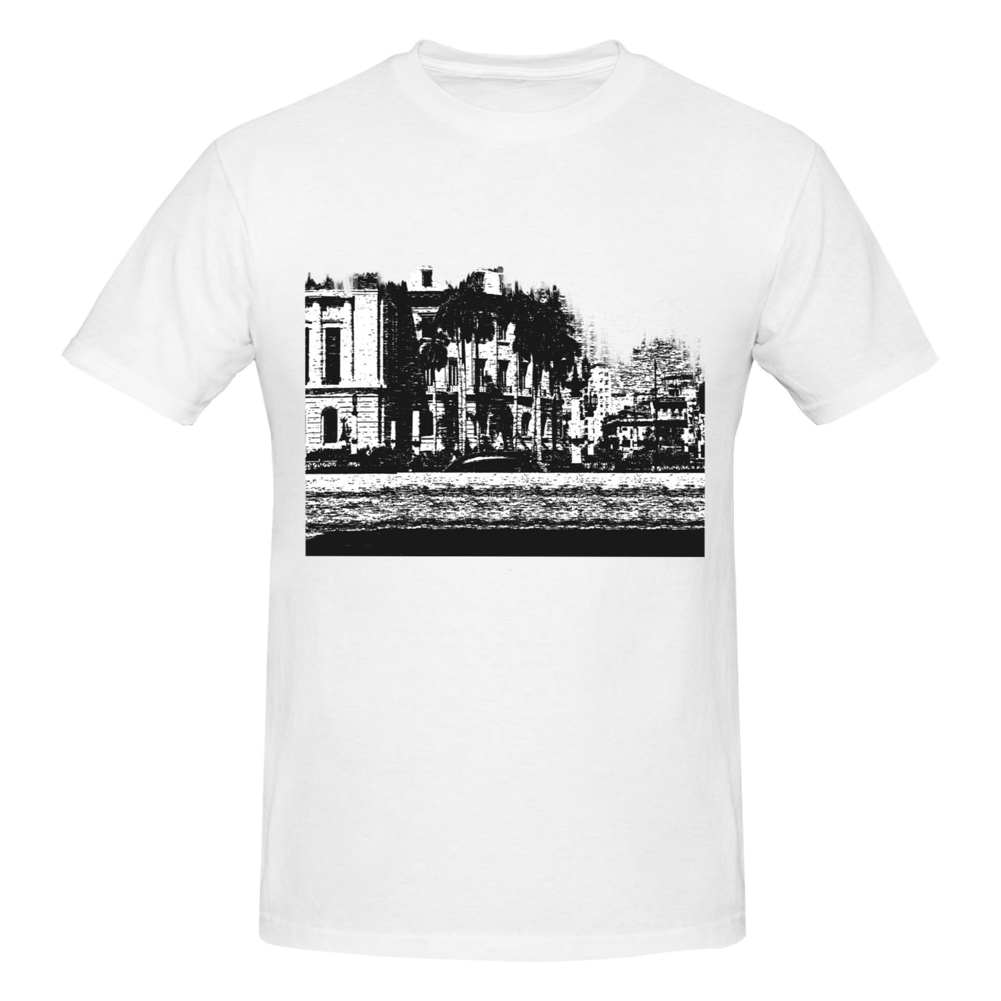 Architectural Design Men's Short Sleeve Cotton T-Shirt