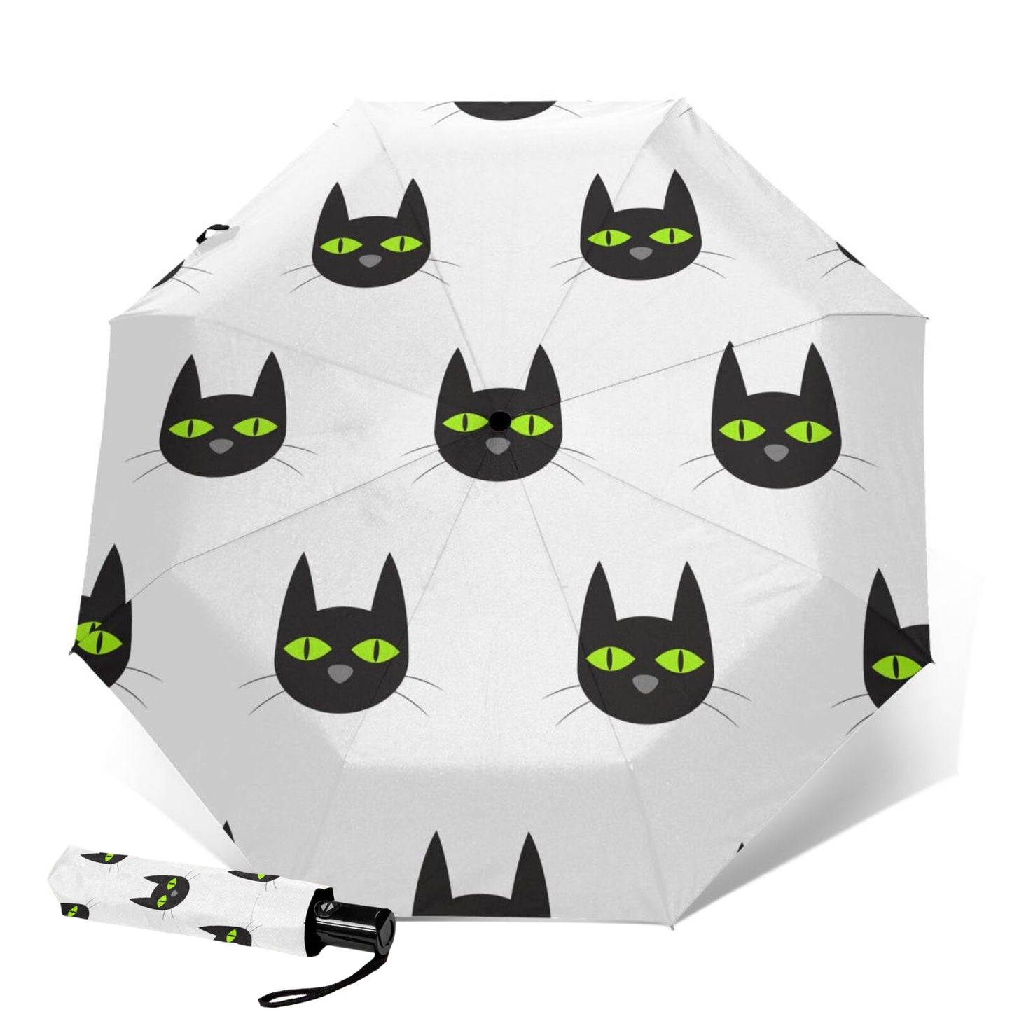 Petit mini parapluie imprimé chat animé