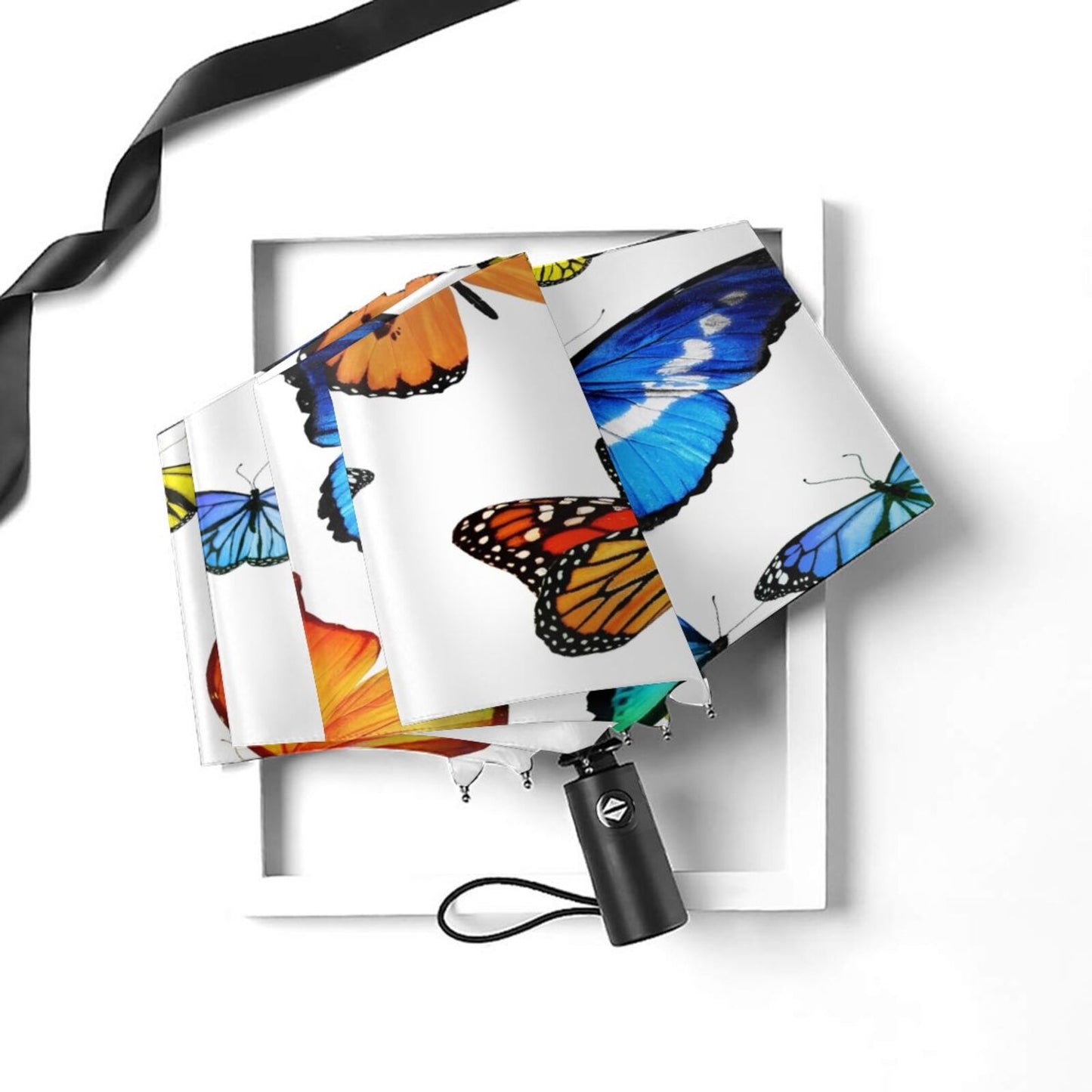 Parapluie pliable papillon classique
