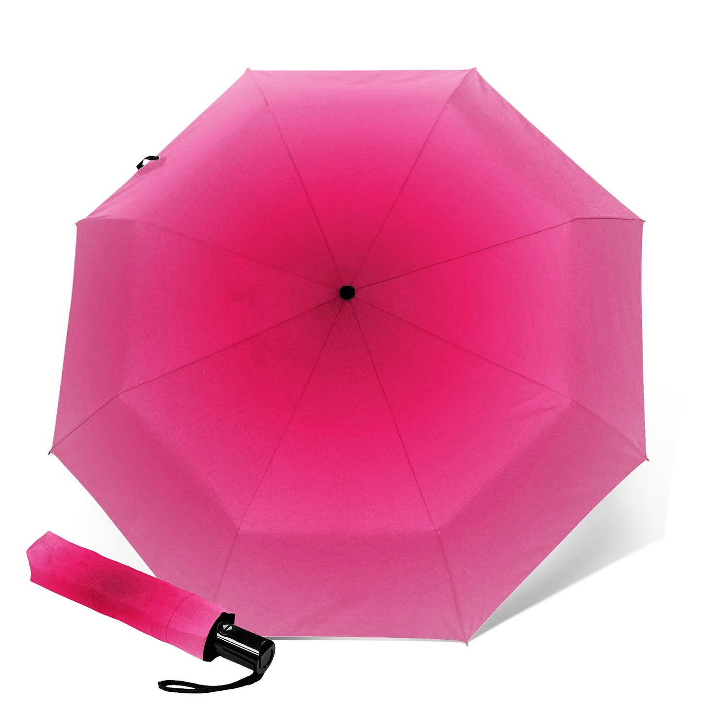 Petit parapluie pliable à couleurs changeantes