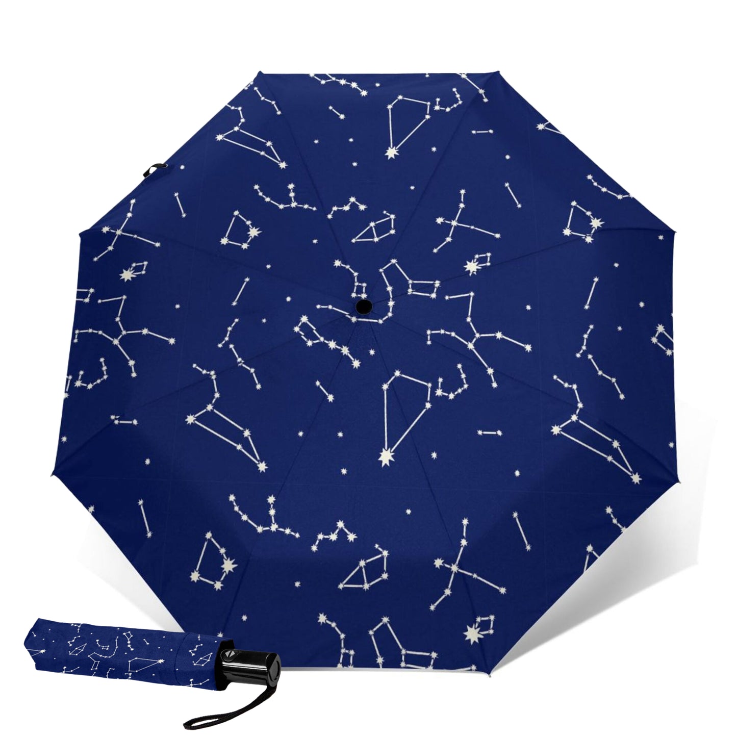 Petit parapluie imprimé motif nuit étoilée