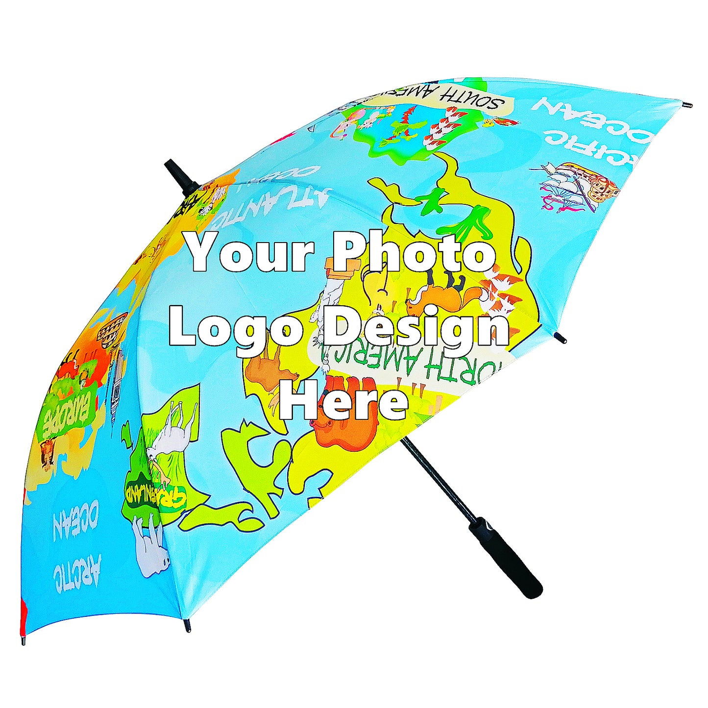Parapluies de golf personnalisés avec impression couleur