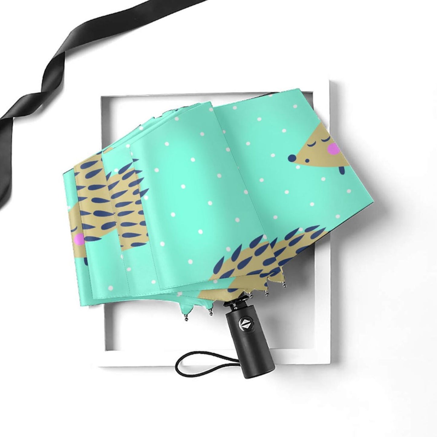 Parapluie pliable en forme de hérisson mignon
