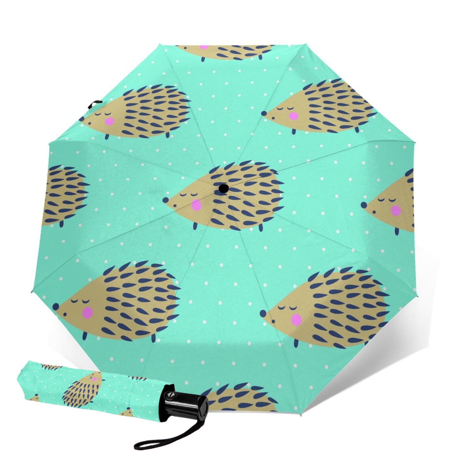 Parapluie pliable en forme de hérisson mignon