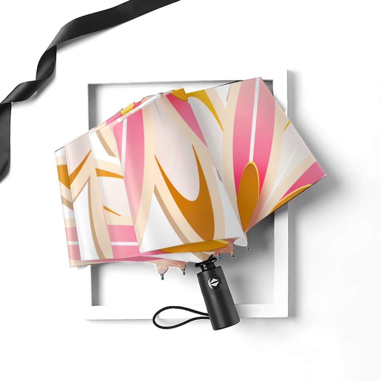 Petit parapluie de voyage à motif floral