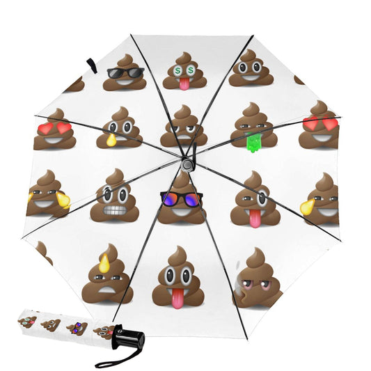 Lustiges Design im Inneren des kleinen automatischen Regenschirms