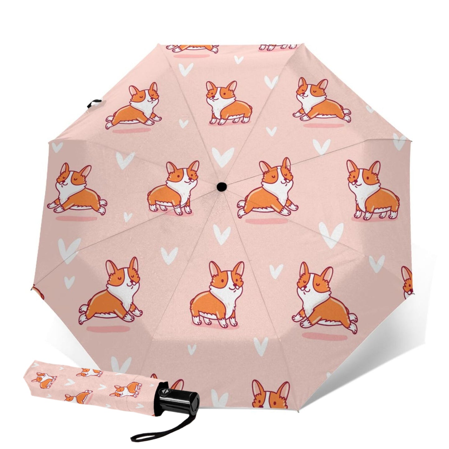 Parapluie de voyage pliable Little Corgi