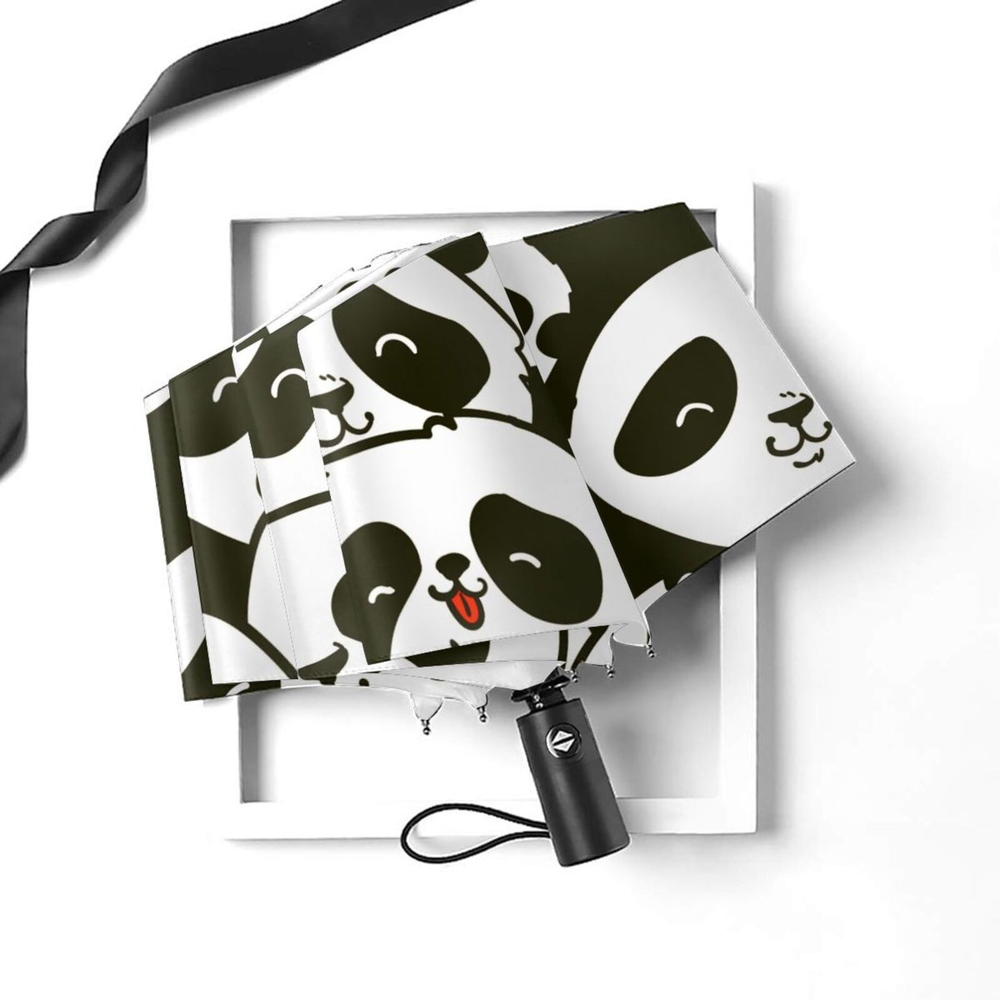 Parapluie de voyage compact panda mignon