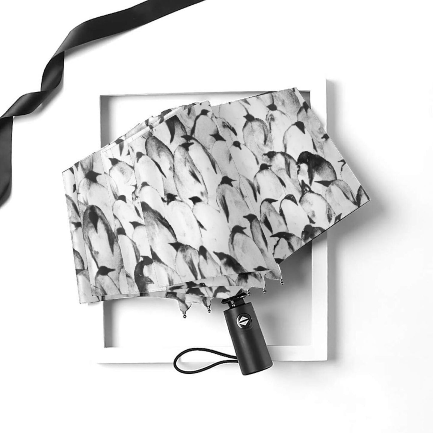 Parapluie de voyage pliable Pingouins