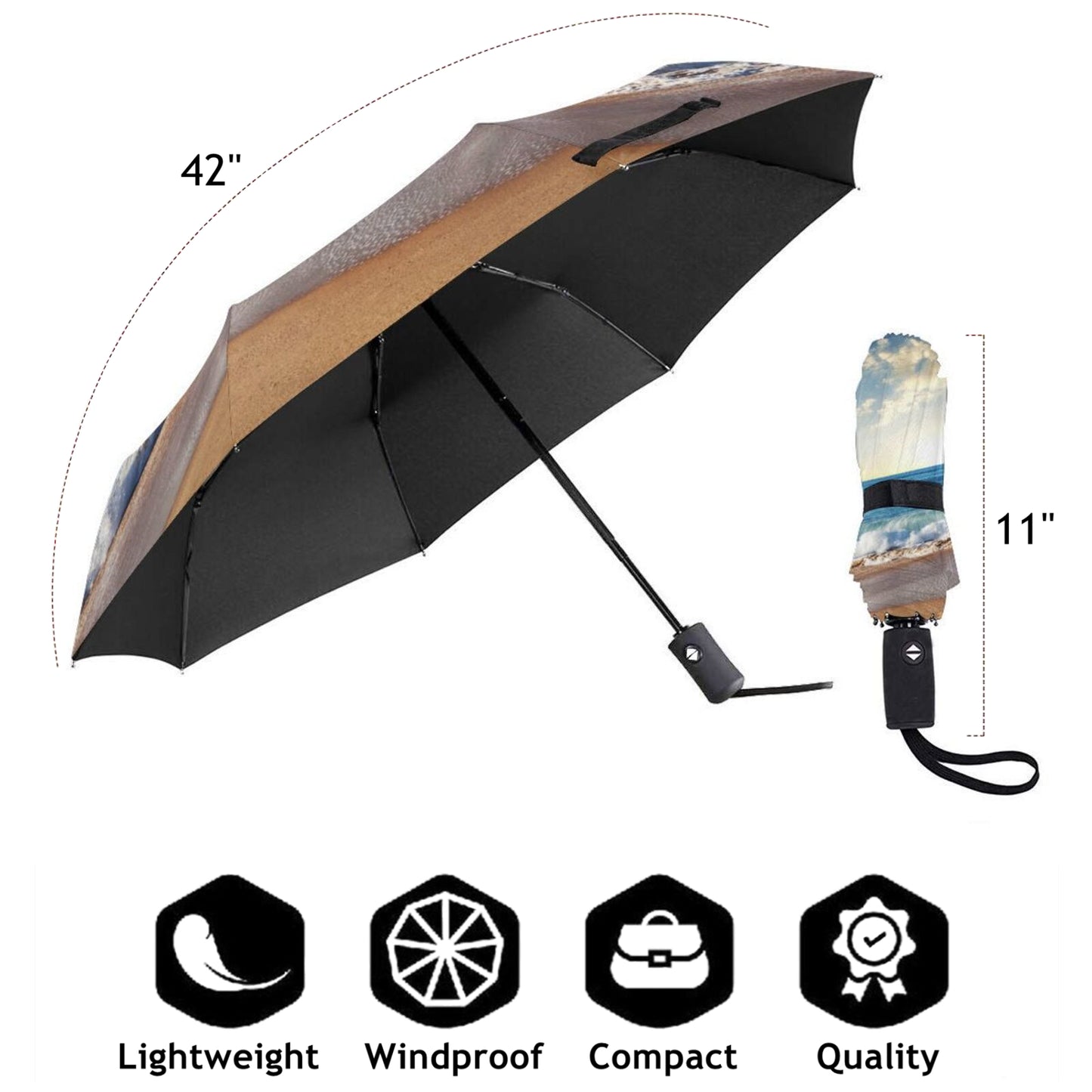 Parapluie compact Sea And Blue Sky