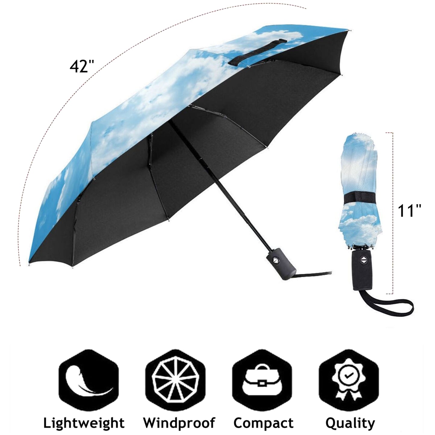 Parapluie pliable Blue Sky