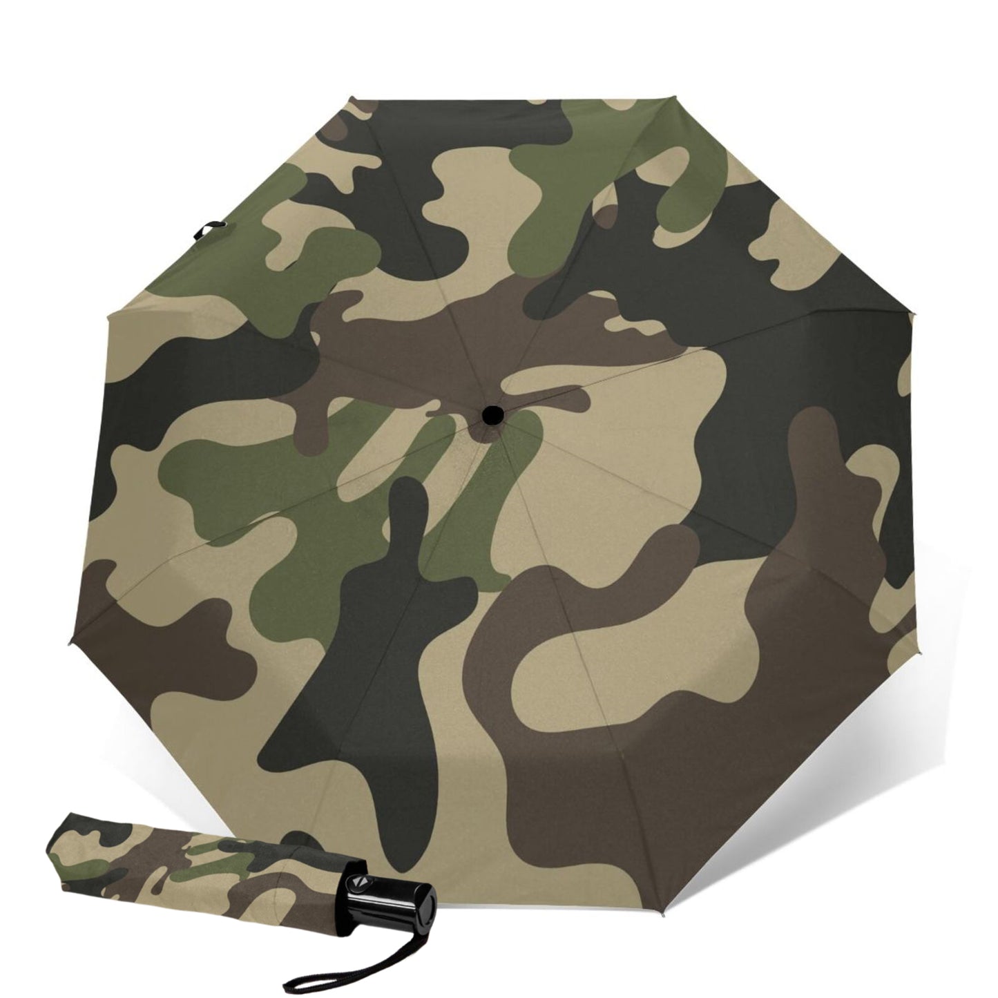 Parapluie pliable compact camouflage
