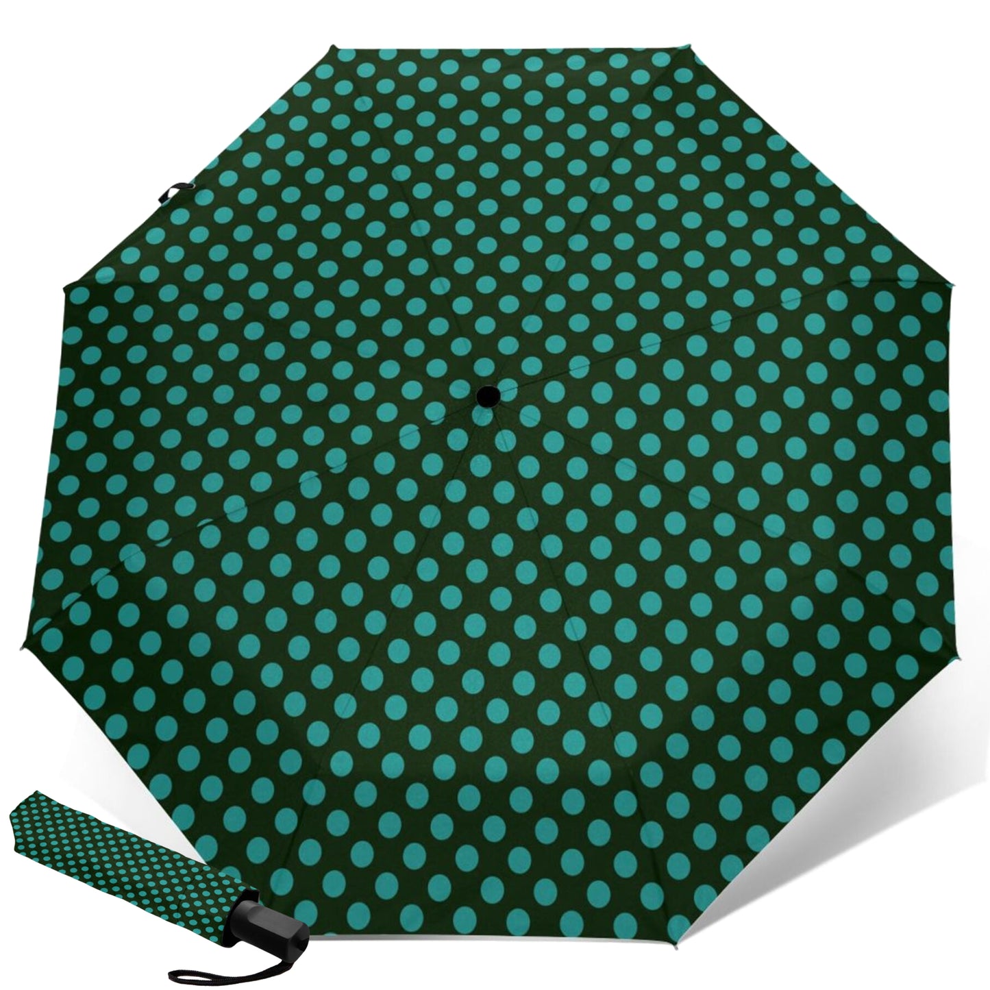 Jasper Taschenschirm mit manueller Öffnung und Punkten