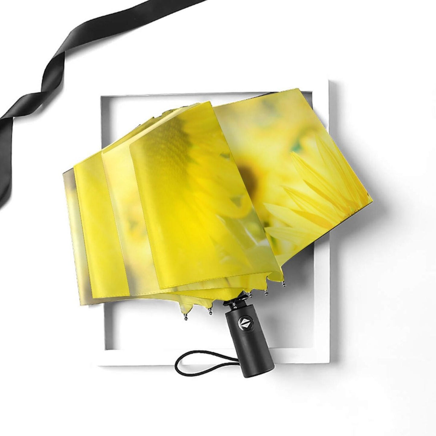 Magnifique parapluie compact tournesol