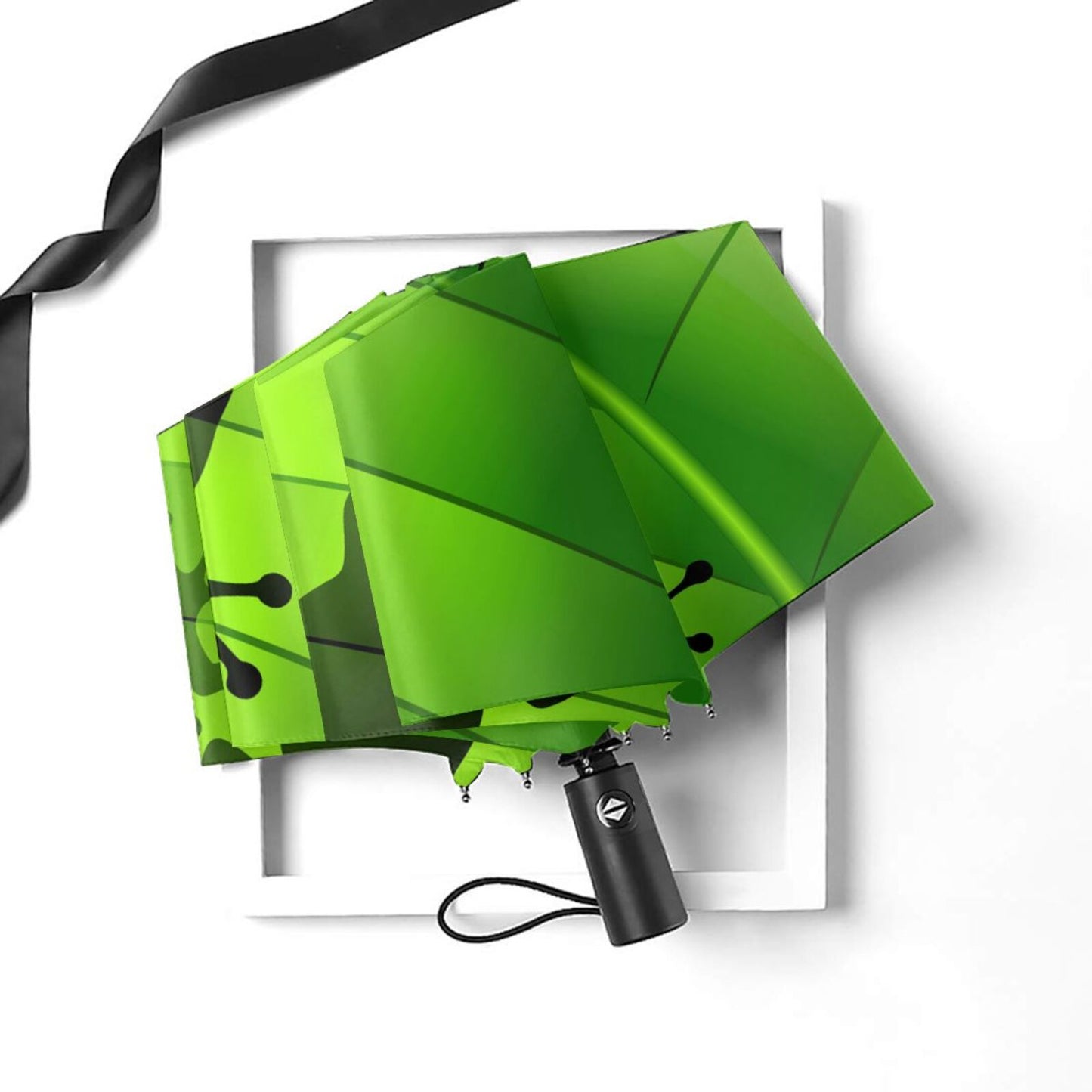 Parapluie pliable en forme de grenouille amusante