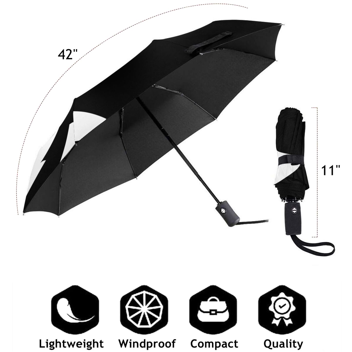 Parapluie pliable Panda classique