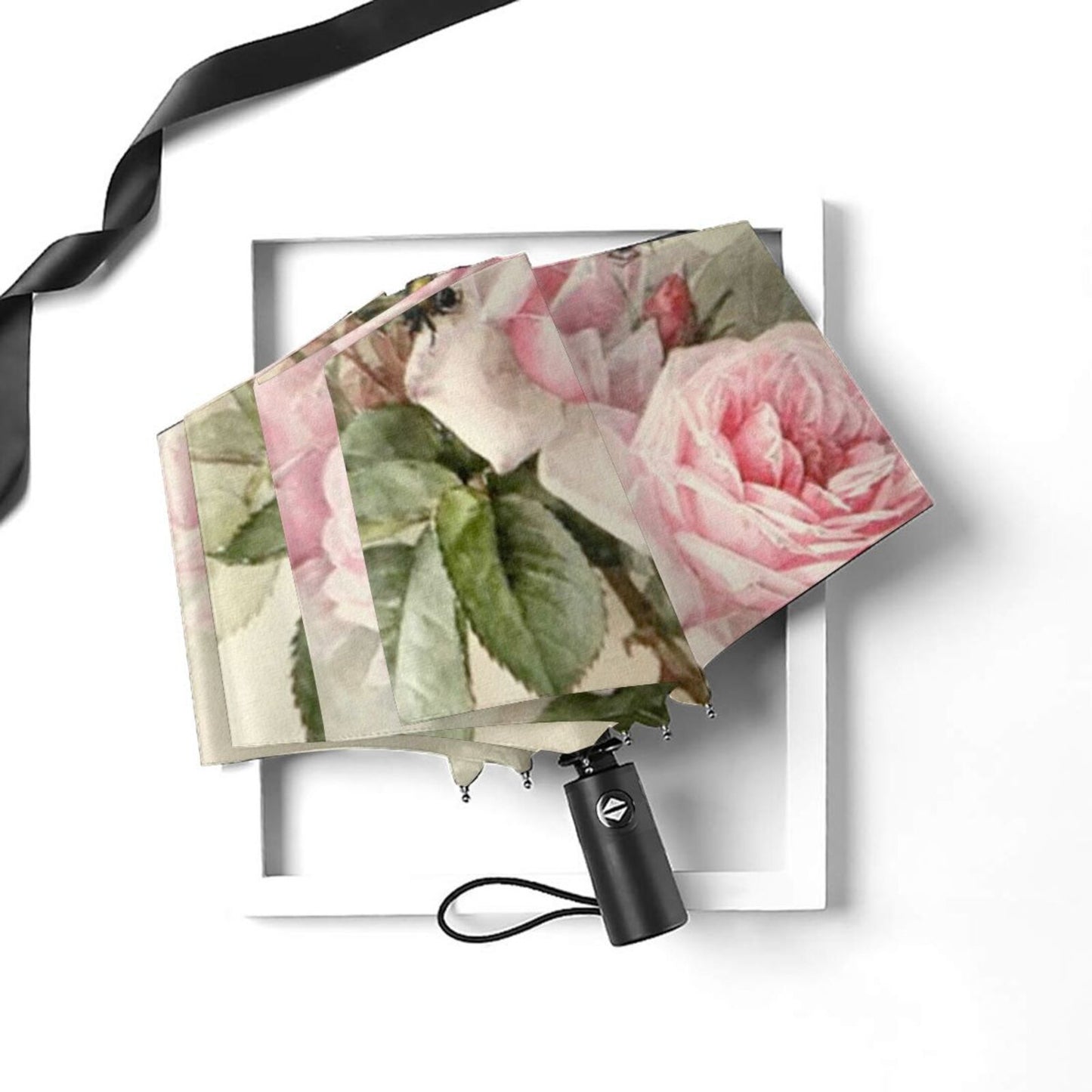 Parapluie de voyage compact Pivoine
