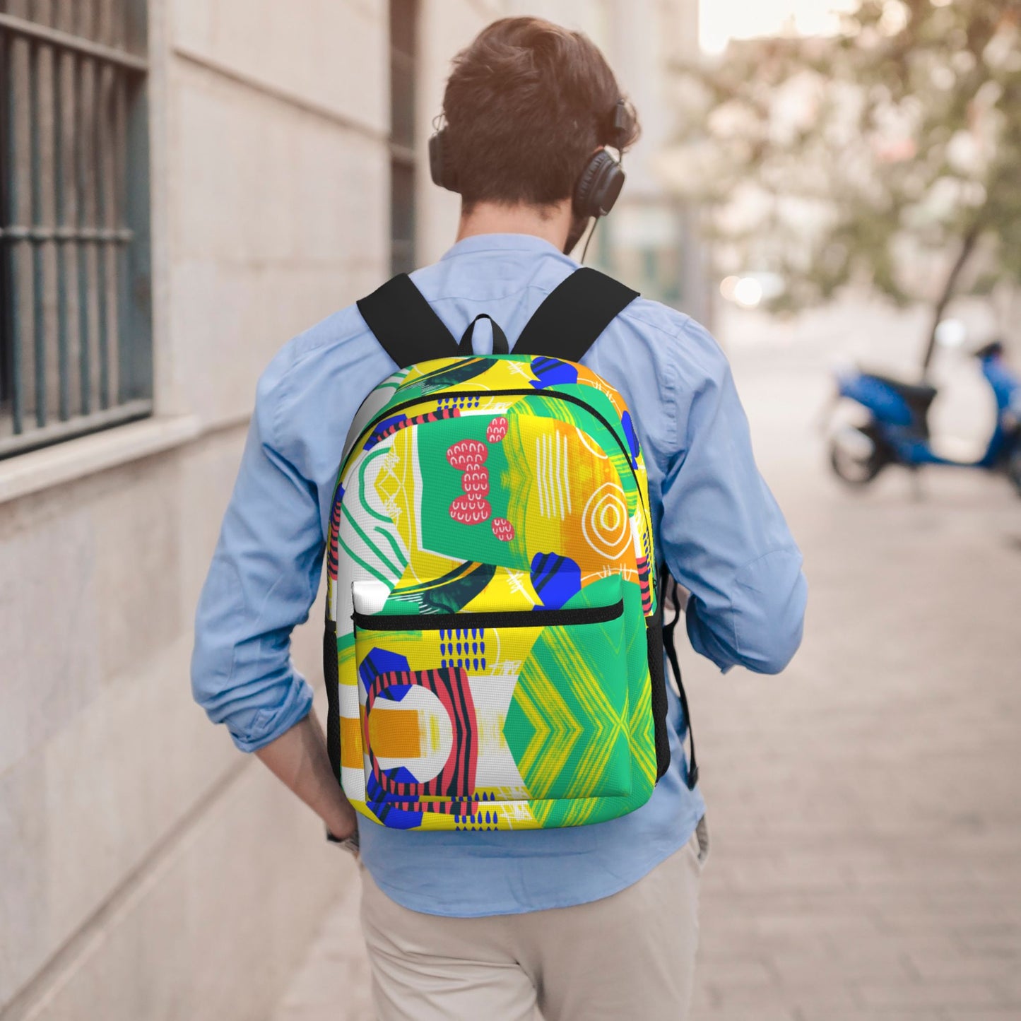 17'' Rucksack mit Taschen