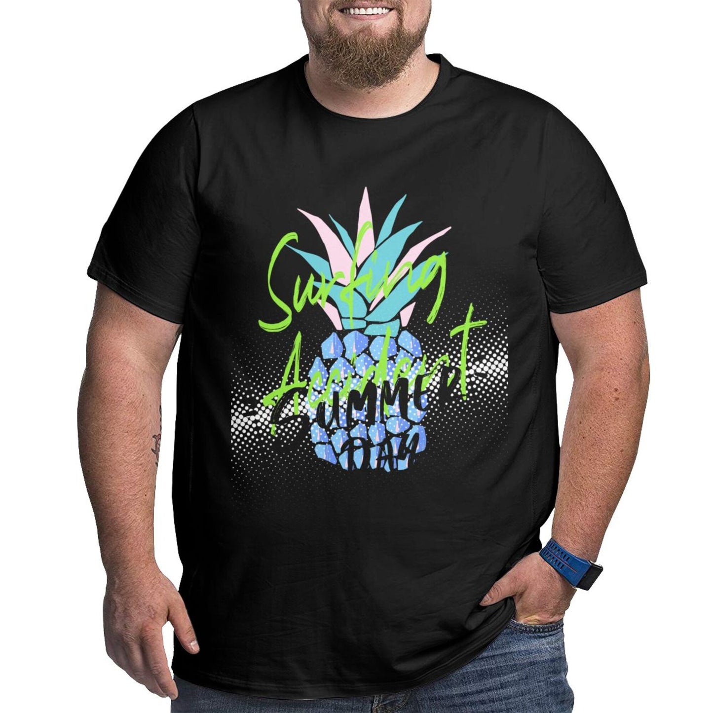 Summer Day Men's Extra Large Plus Size Oversized T Shirts