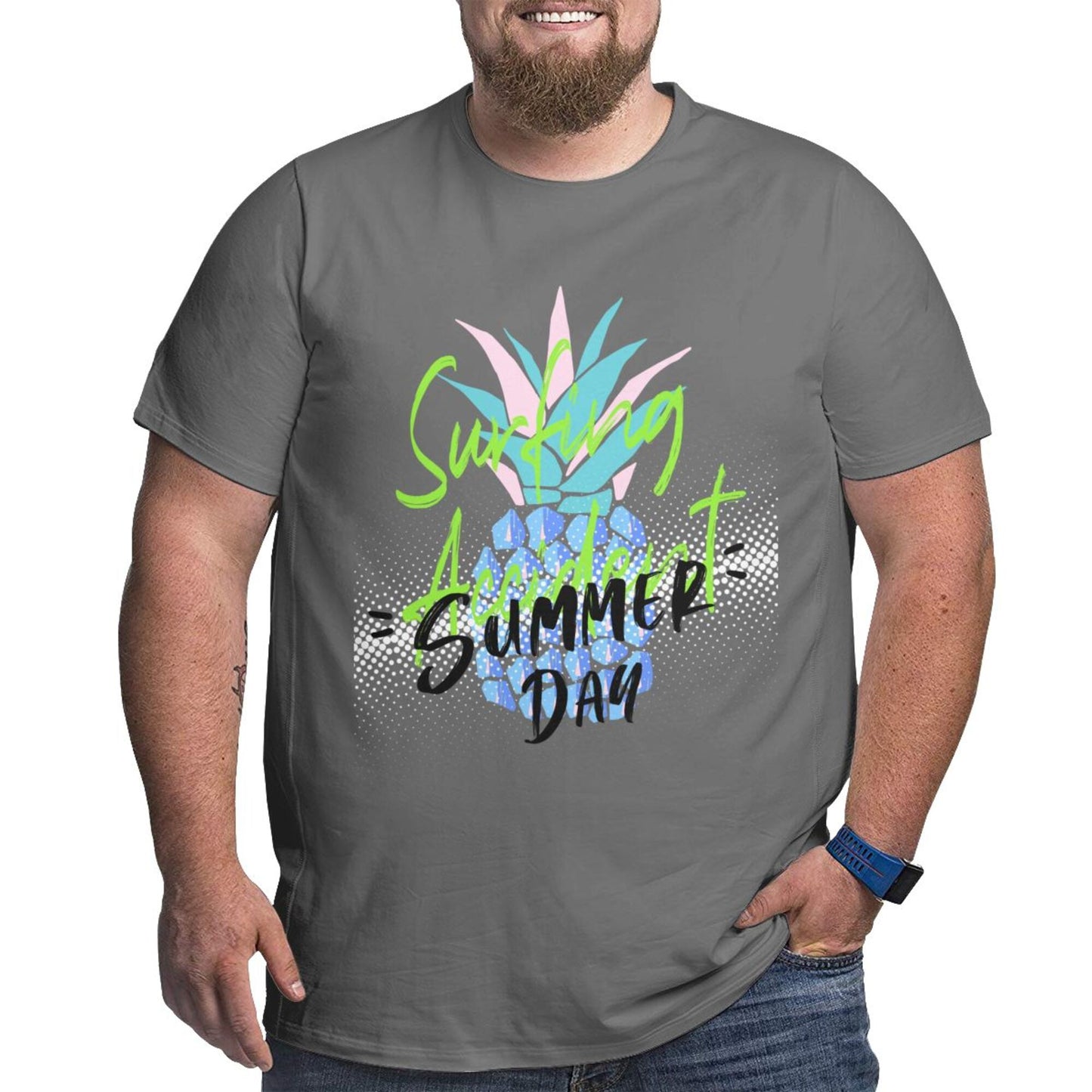 Summer Day Men's Extra Large Plus Size Oversized T Shirts