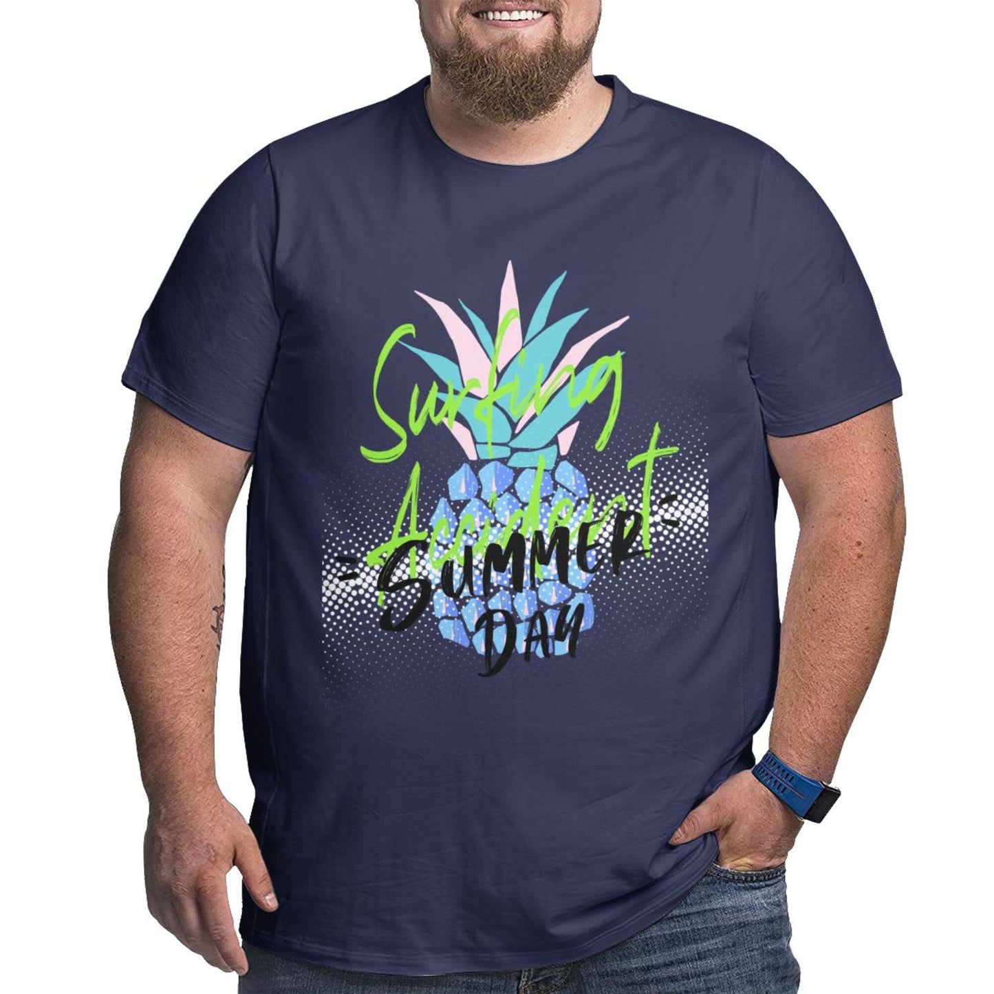 Summer Day Men's Extra Large Plus Size Oversized T Shirts