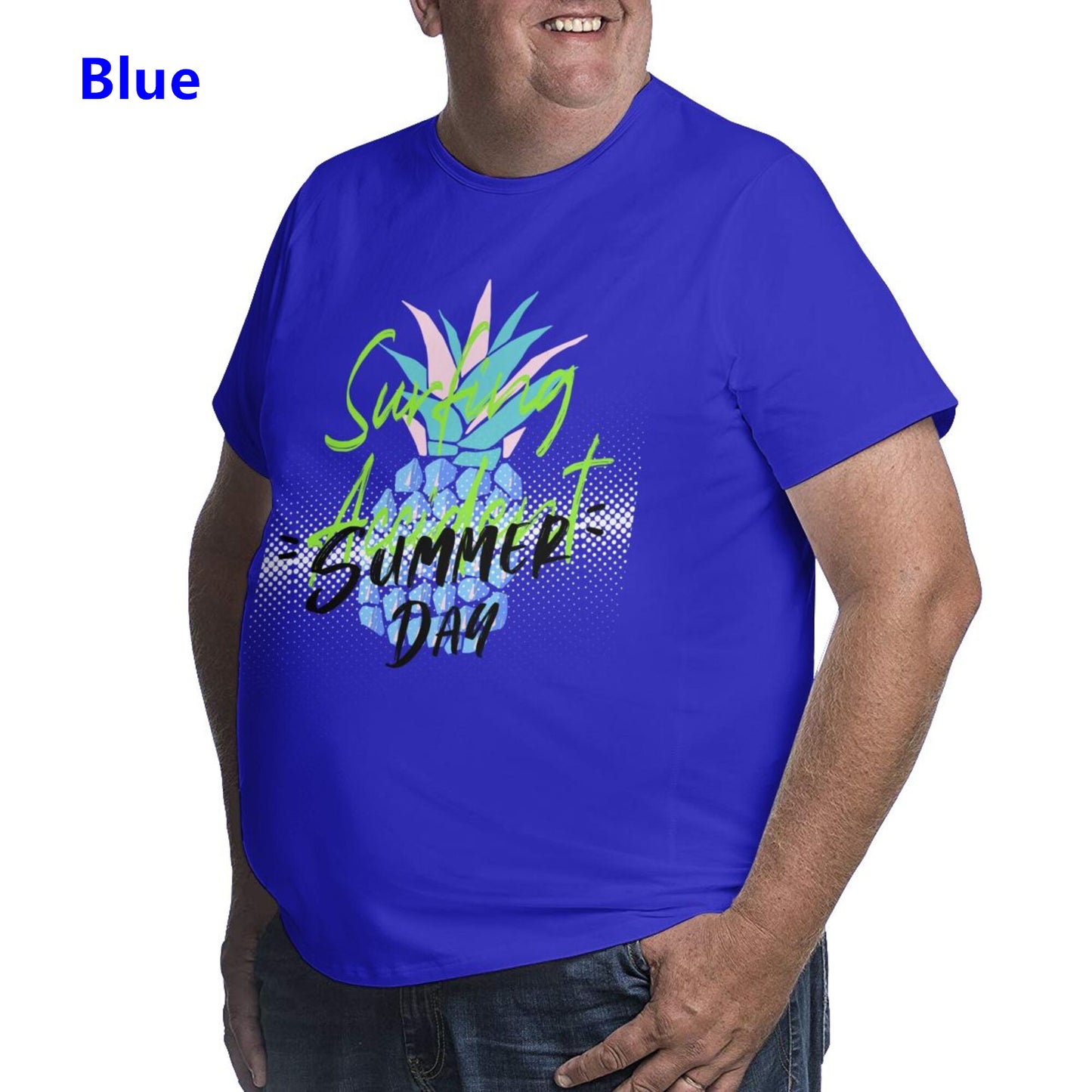 Summer Day Men's Extra Large Plus Size Oversized T Shirts