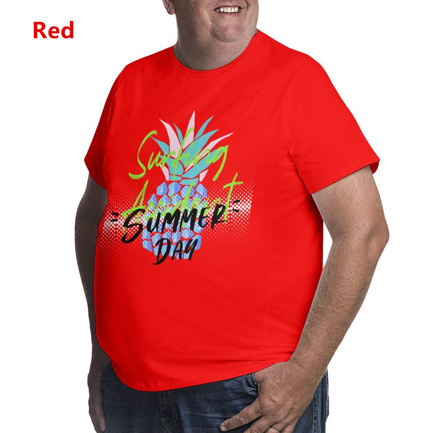 Summer Day Men's Extra Large Plus Size Oversized T Shirts