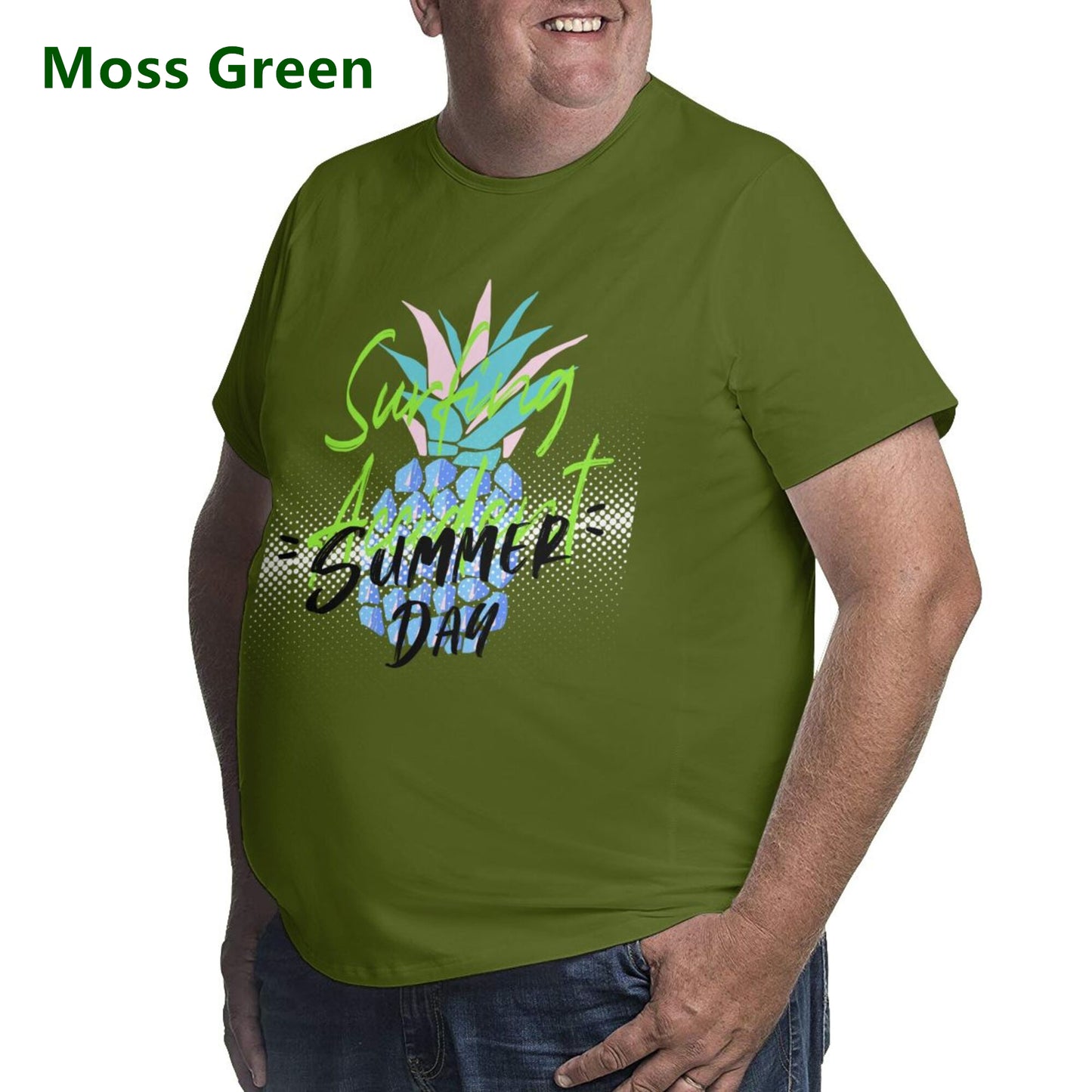 Summer Day Men's Extra Large Plus Size Oversized T Shirts
