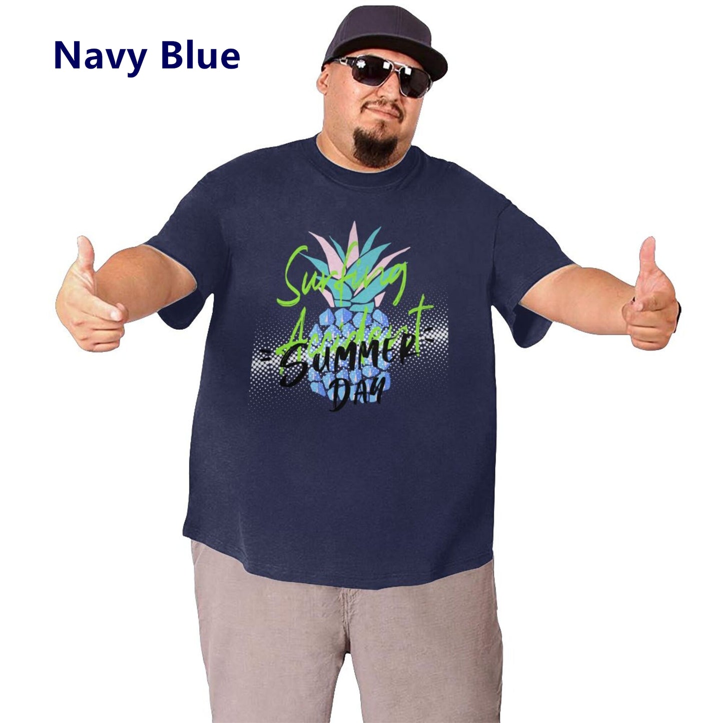 Summer Day Men's Extra Large Plus Size Oversized T Shirts