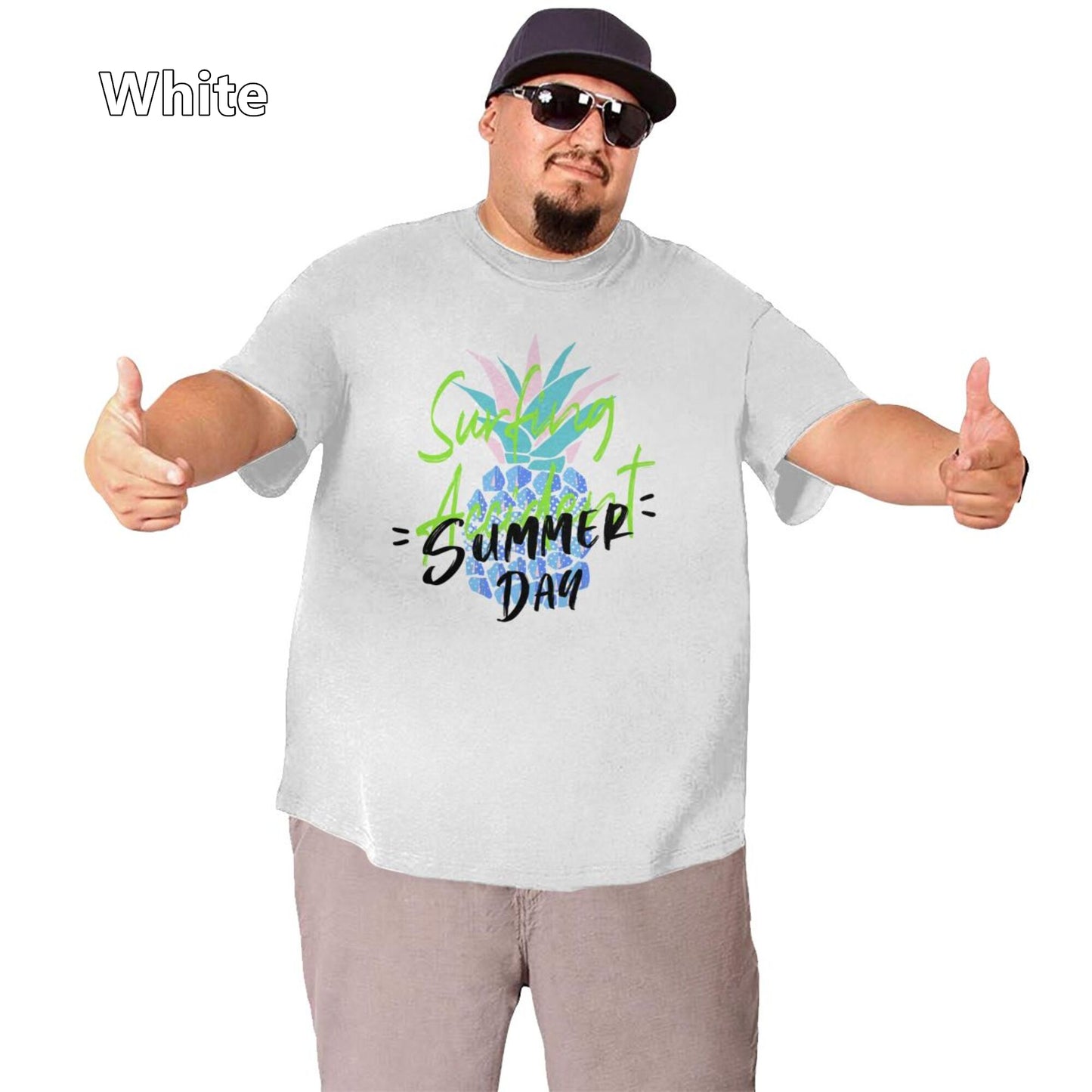 Summer Day Men's Extra Large Plus Size Oversized T Shirts
