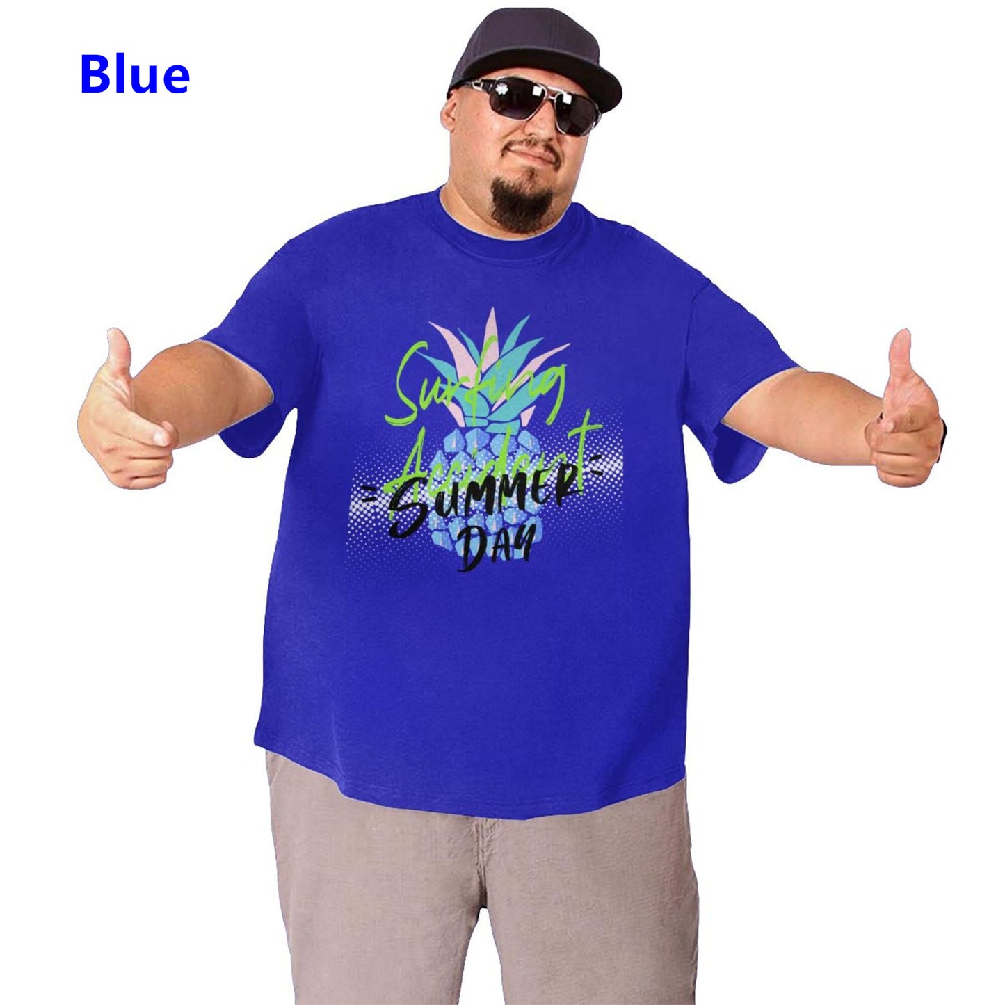 Summer Day Men's Extra Large Plus Size Oversized T Shirts