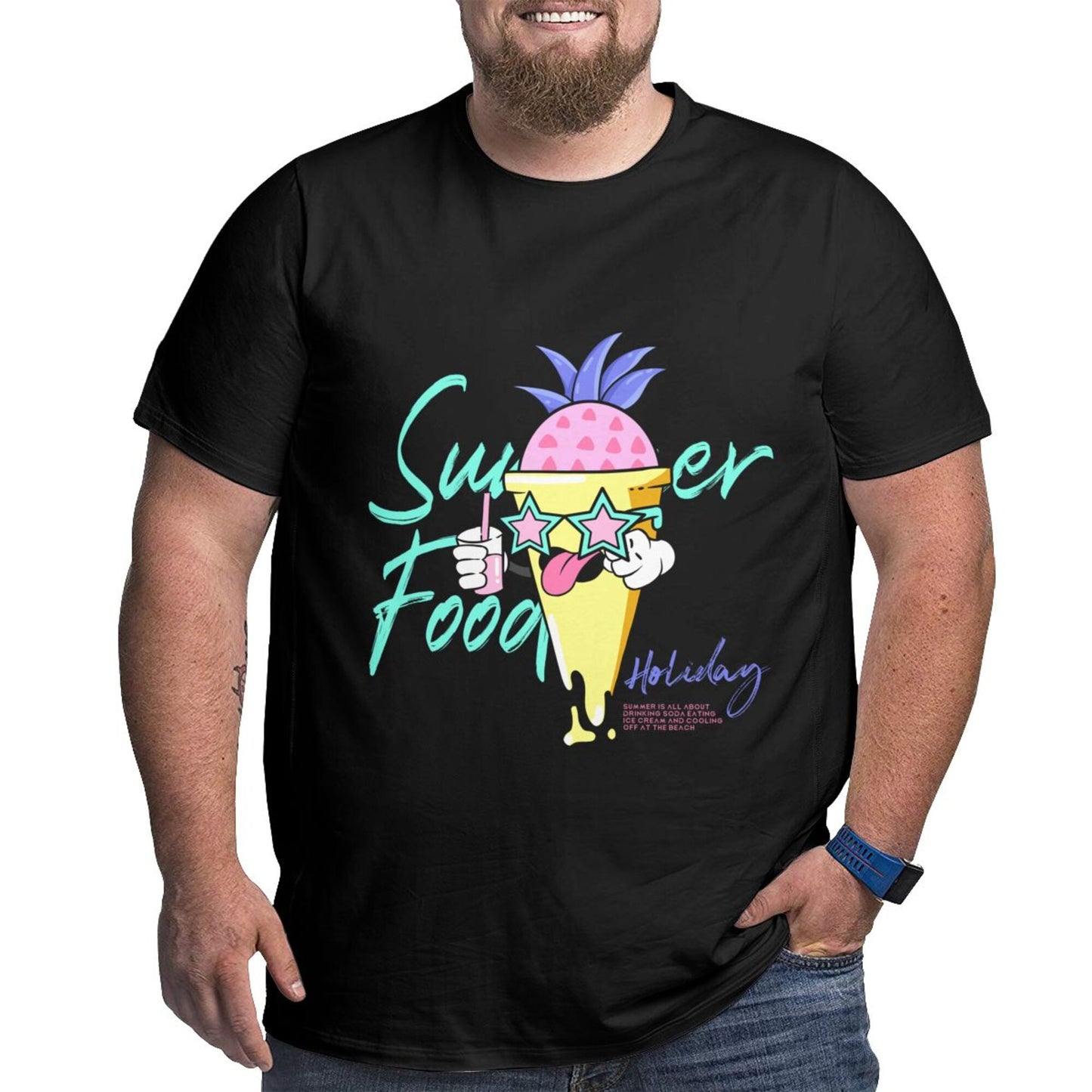 Funny Ice Cream Extra Large Tall Mens T Shirts