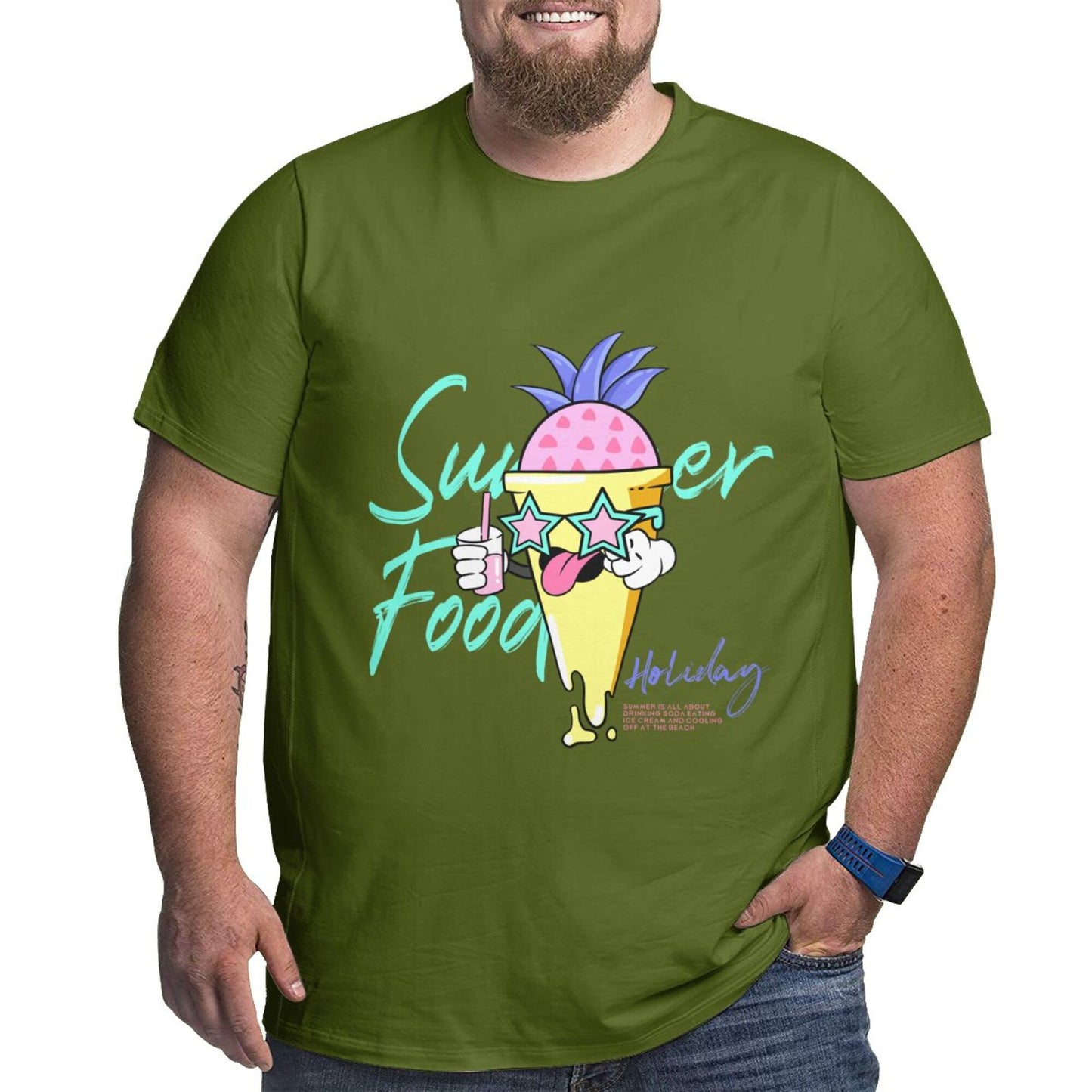 Funny Ice Cream Extra Large Tall Mens T Shirts