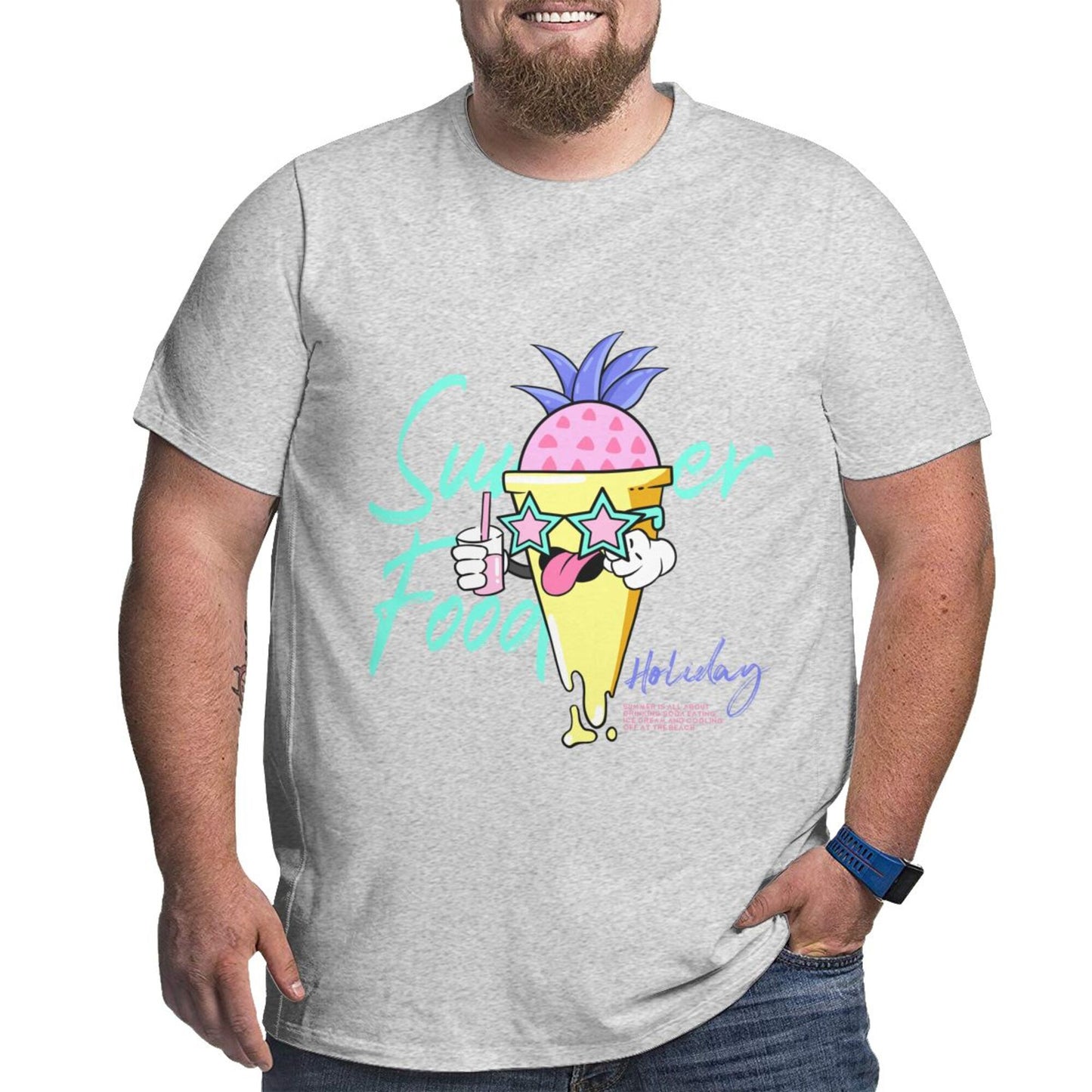 Funny Ice Cream Extra Large Tall Mens T Shirts