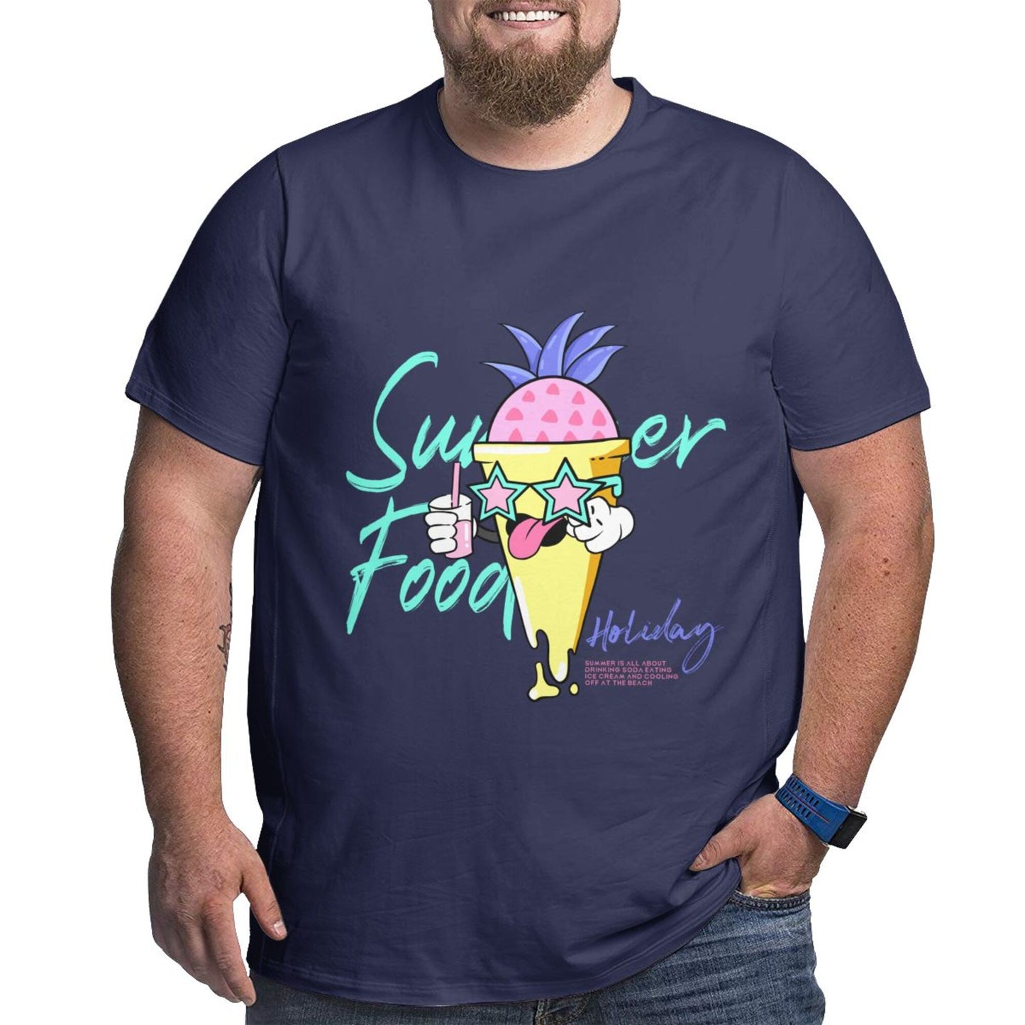 Funny Ice Cream Extra Large Tall Mens T Shirts