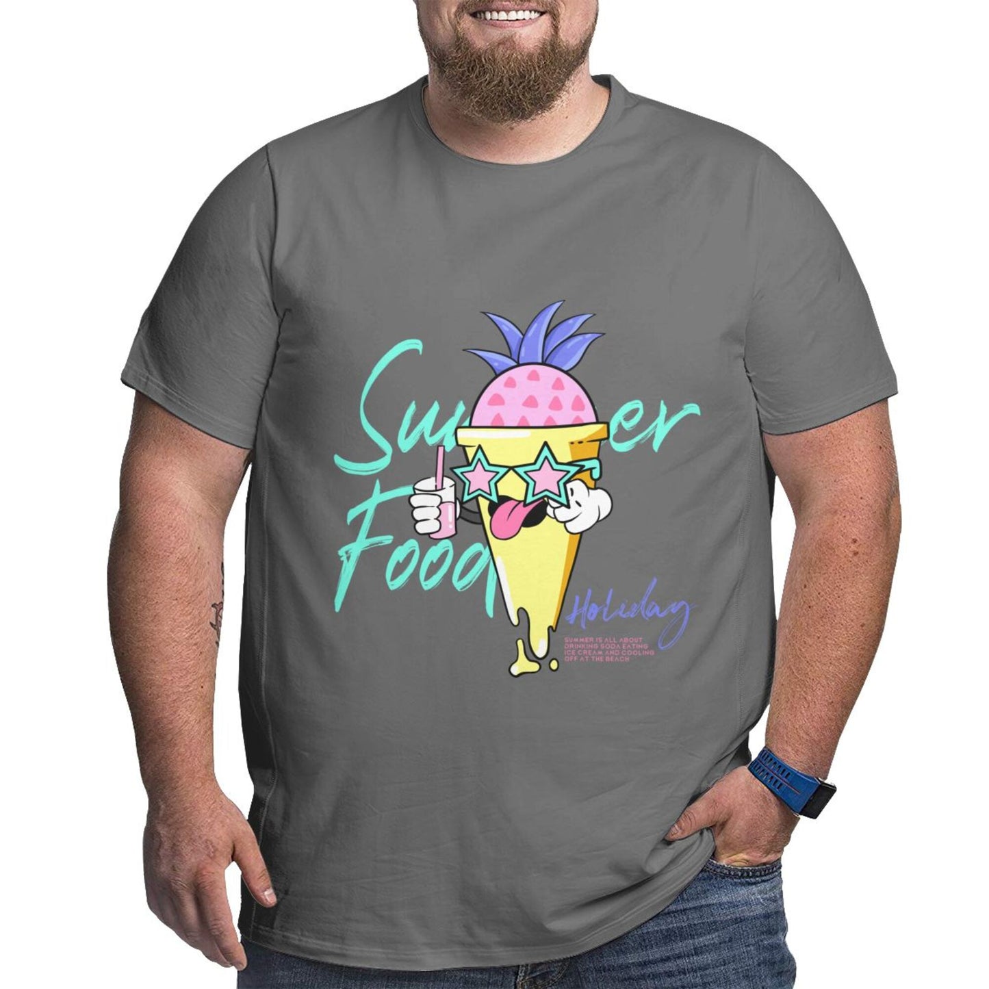 Funny Ice Cream Extra Large Tall Mens T Shirts