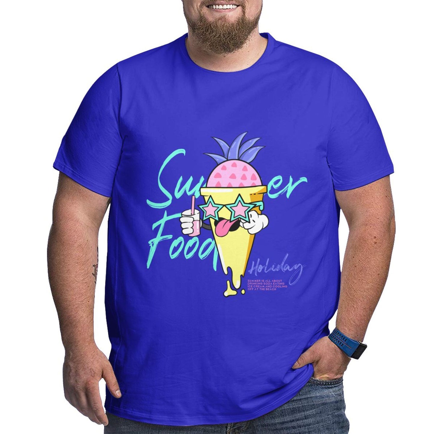 Funny Ice Cream Extra Large Tall Mens T Shirts