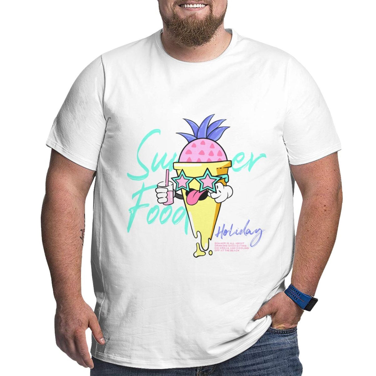 Funny Ice Cream Extra Large Tall Mens T Shirts