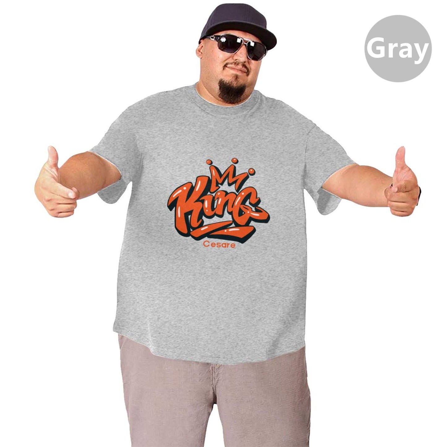 King Men's Extra Large Plus Size Oversized T Shirts