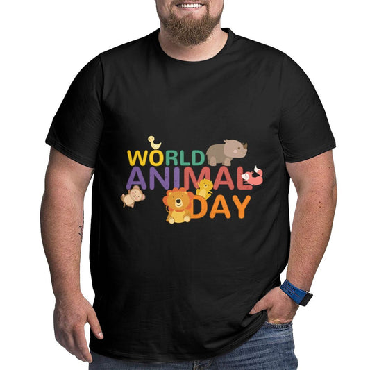 World Animal Day Extra Large Tall Mens T Shirts