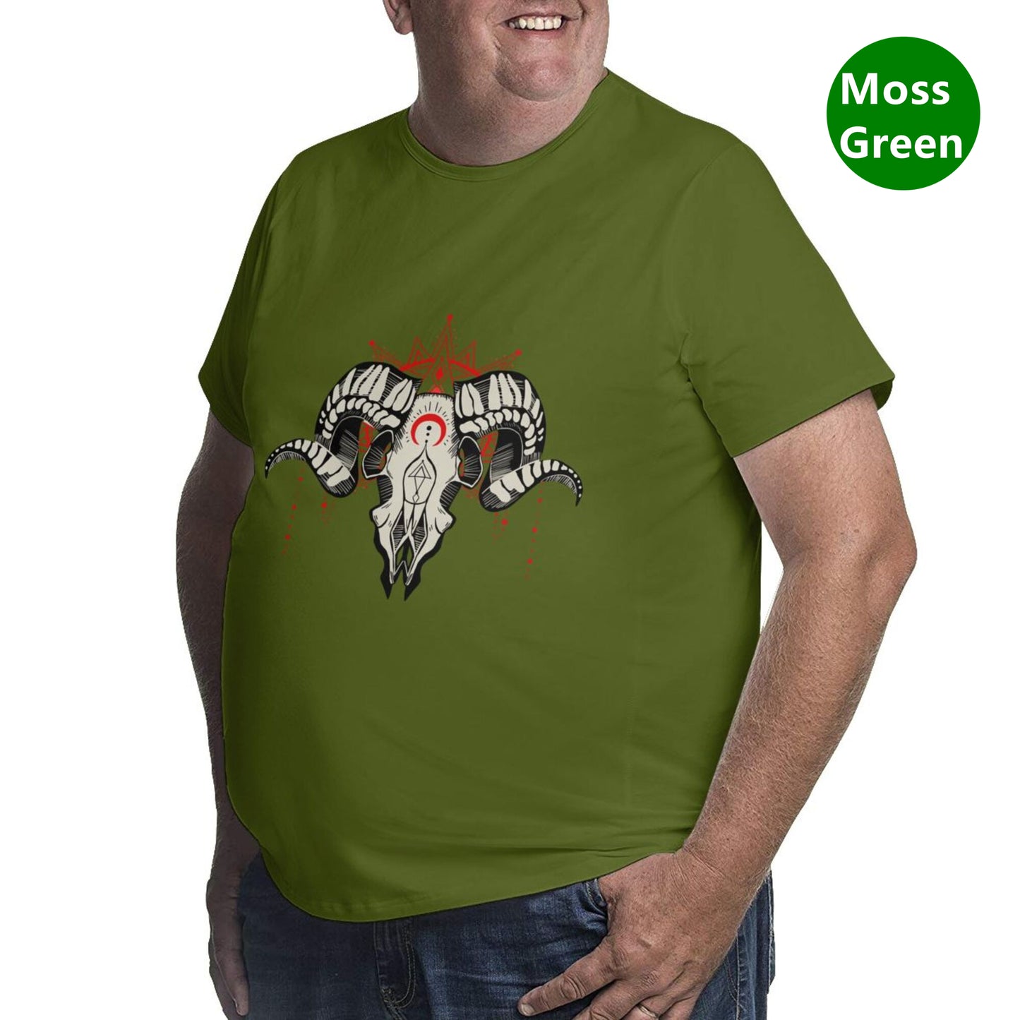 Ram Skull Extra Large Tall Mens T Shirts