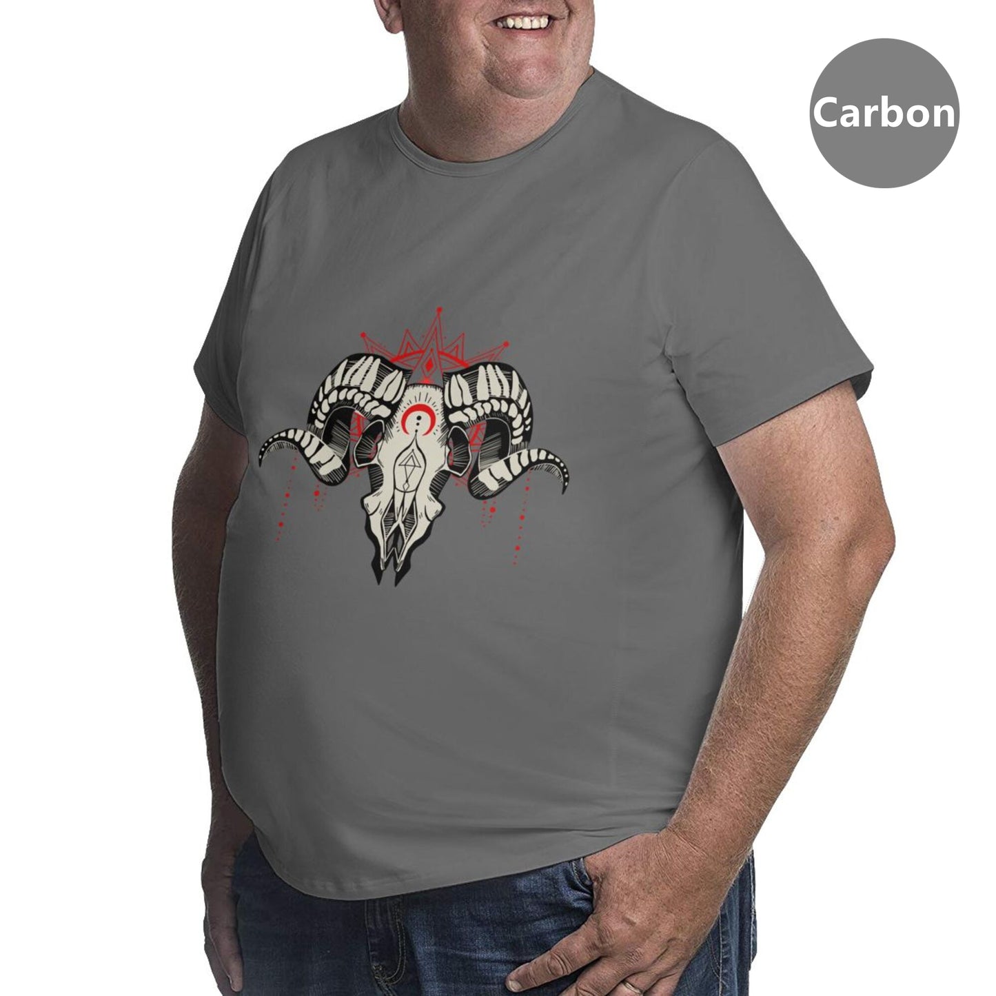 Ram Skull Extra Large Tall Mens T Shirts