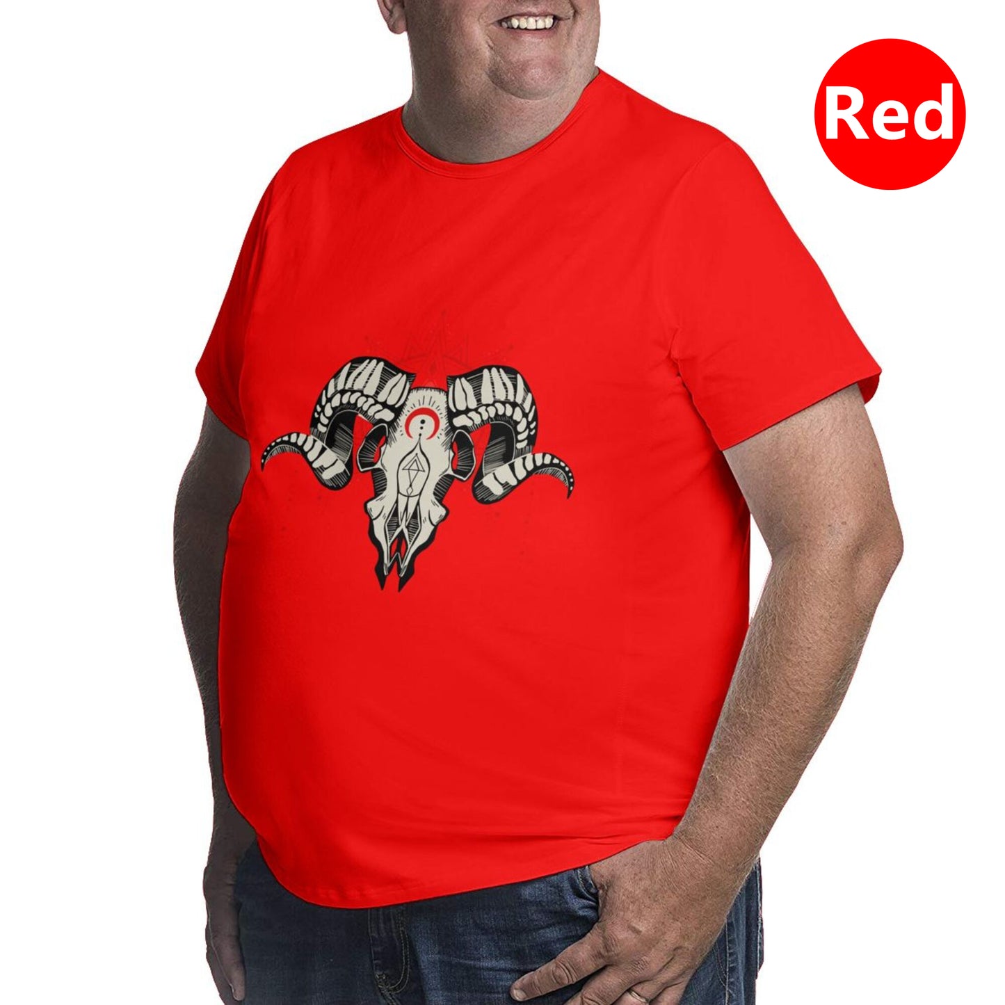 Ram Skull Extra Large Tall Mens T Shirts