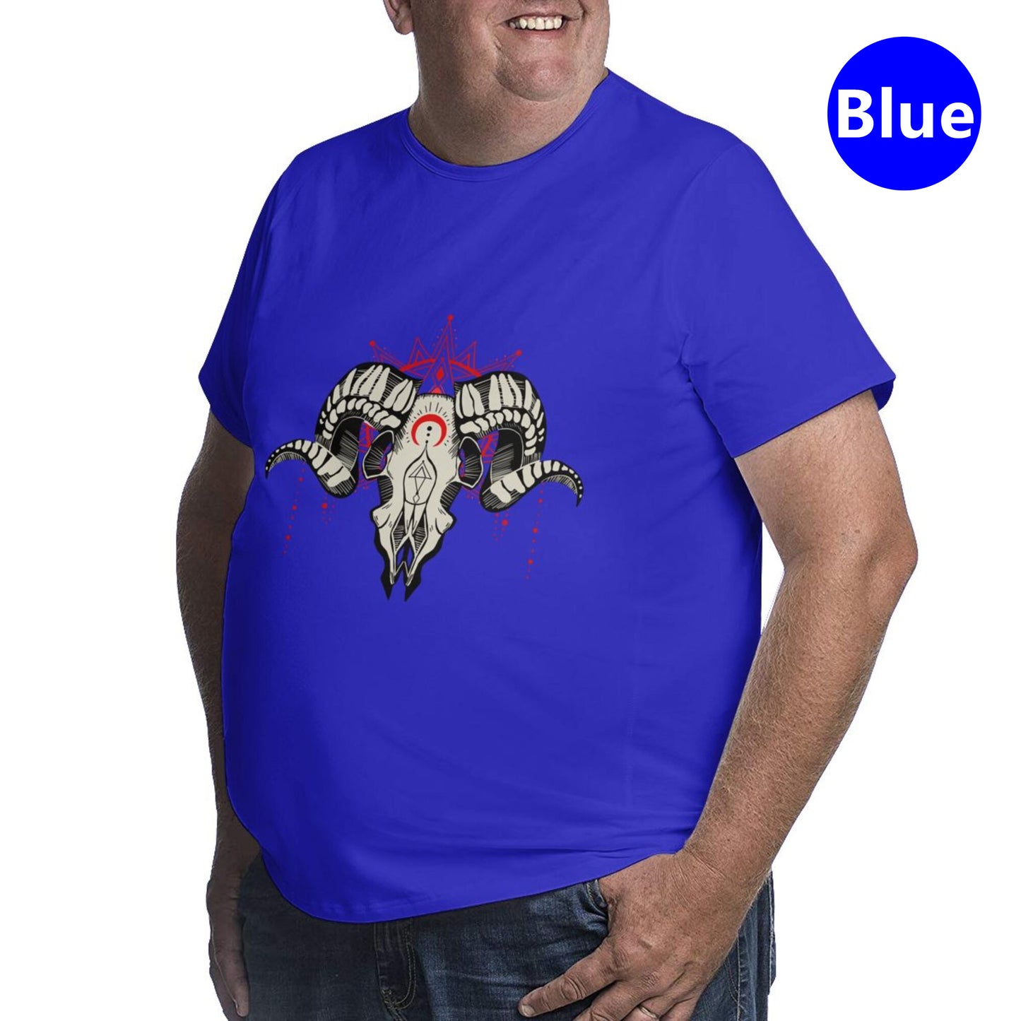 Ram Skull Extra Large Tall Mens T Shirts