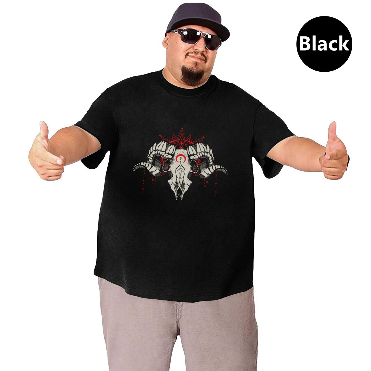 Ram Skull Extra Large Tall Mens T Shirts