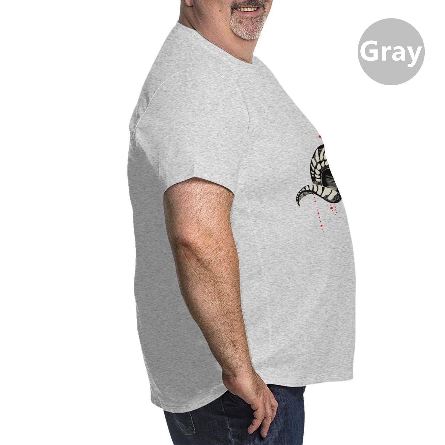 Ram Skull Extra Large Tall Mens T Shirts