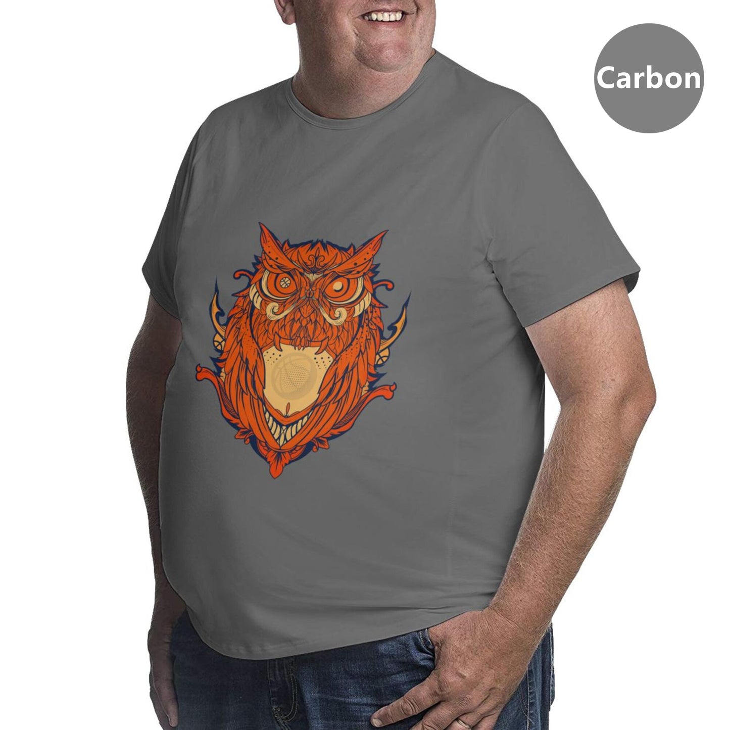 Owl Design Extra Large Tall Mens T Shirts