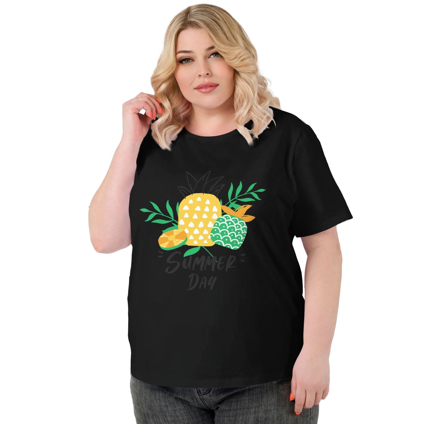 Summer Day Women Extra Large Plus Size T Shirts