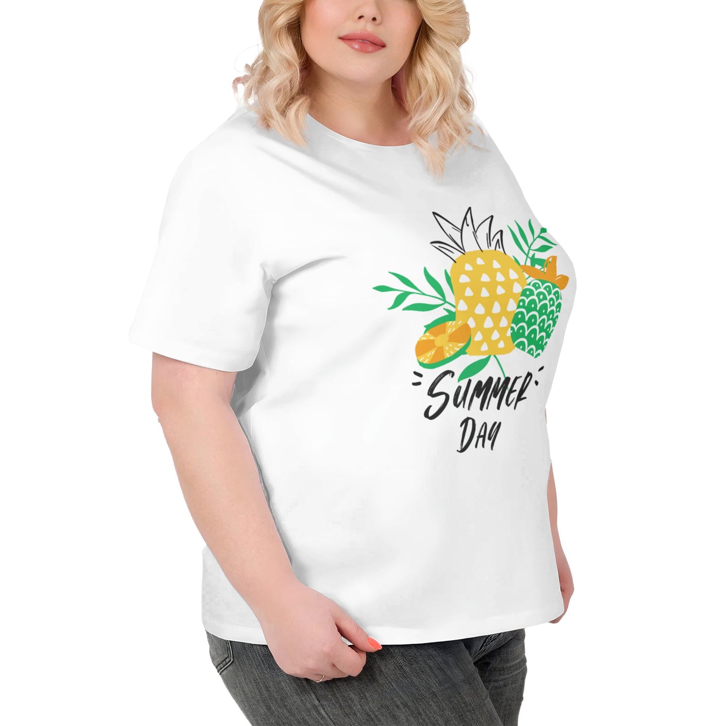 Summer Day Women Extra Large Plus Size T Shirts