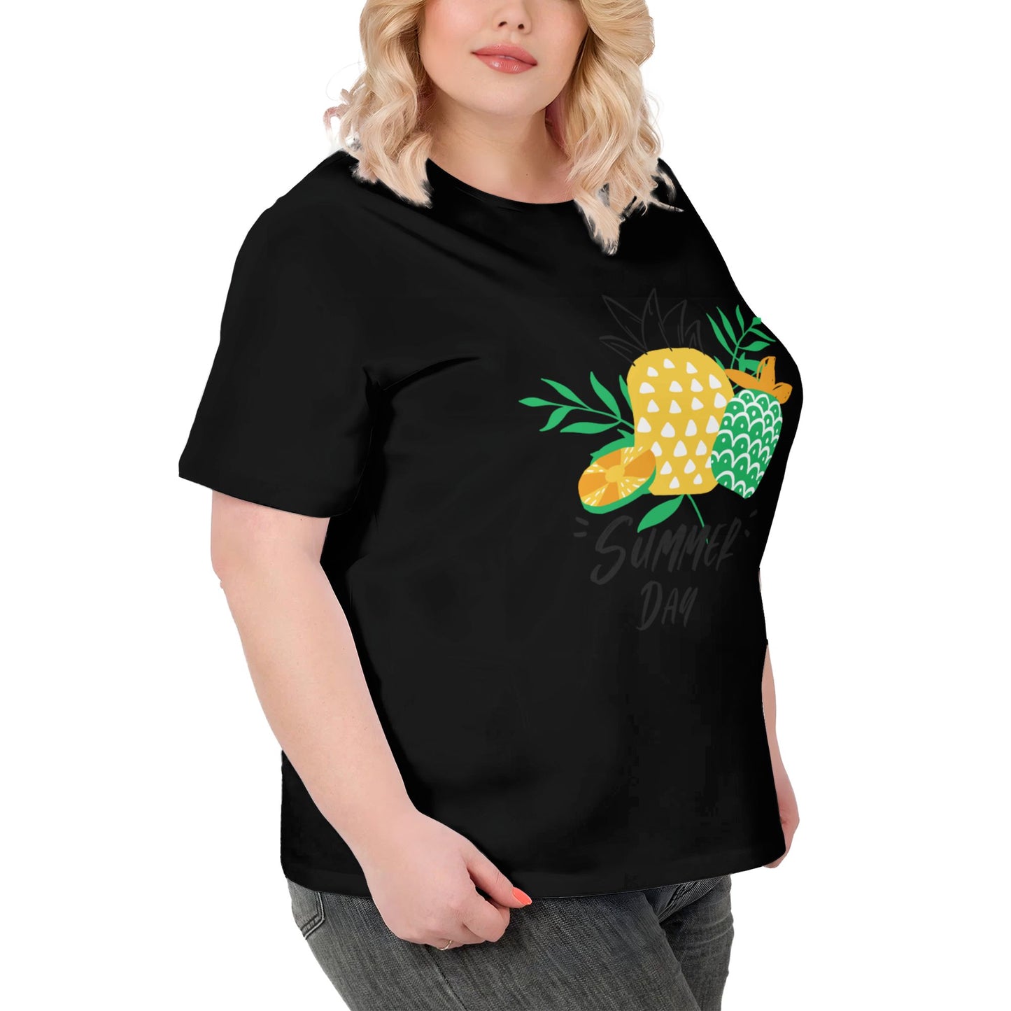 Summer Day Women Extra Large Plus Size T Shirts